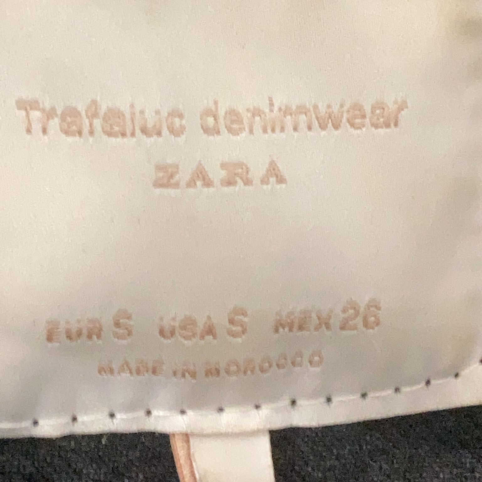 Zara Trafaluc Denim Wear