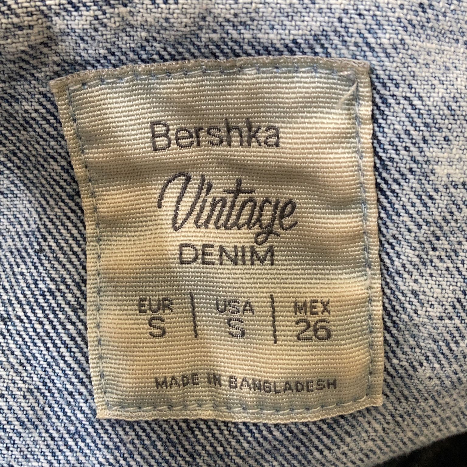 Bershka Vintage Denim