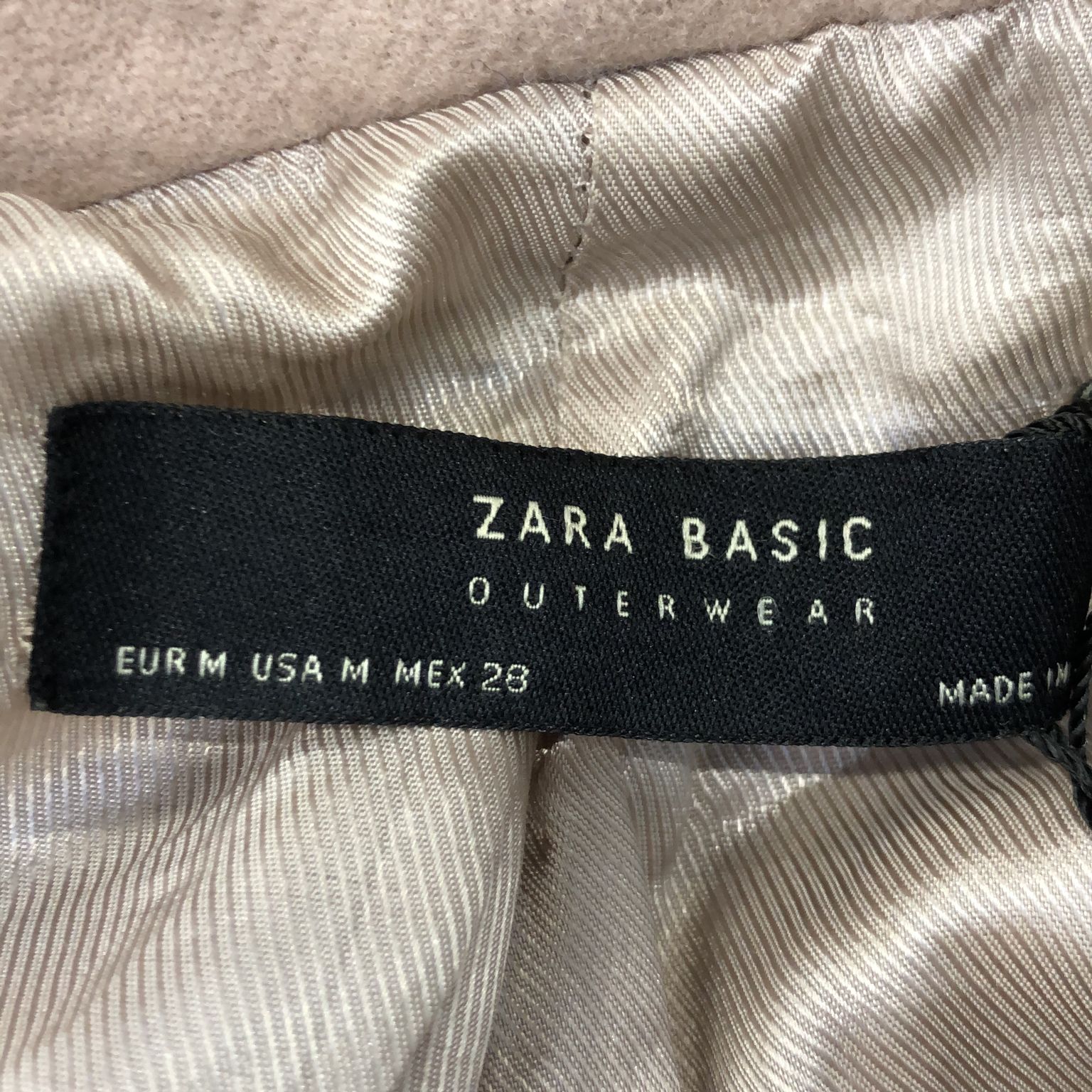 Zara Basic Outerwear