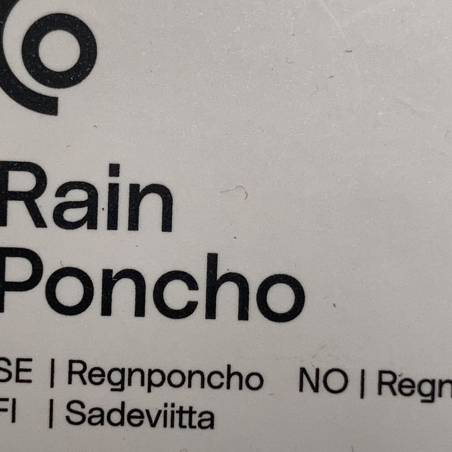 Regnponcho