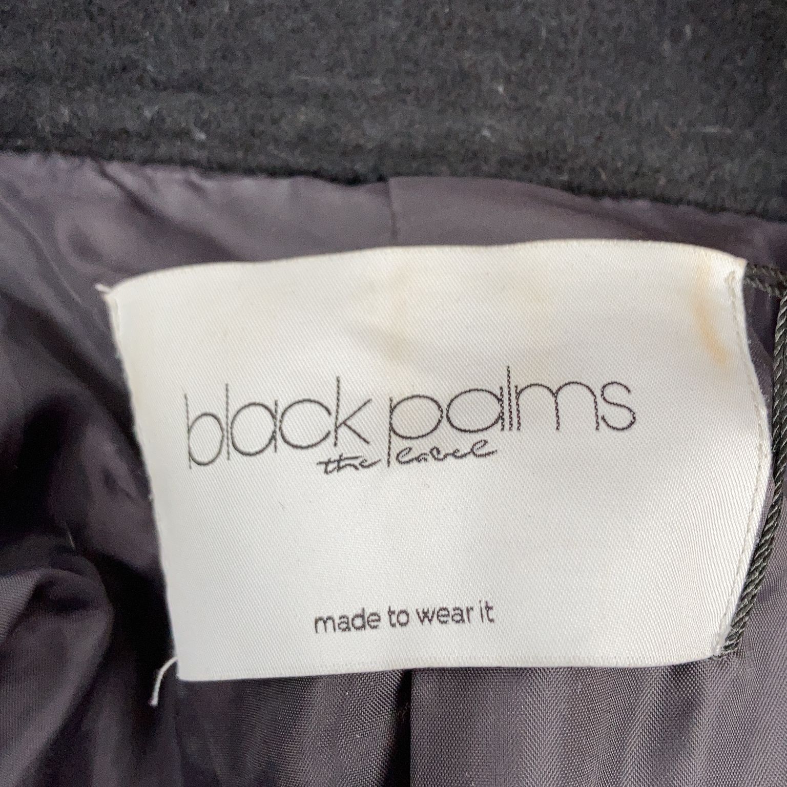 Black Palms the Label