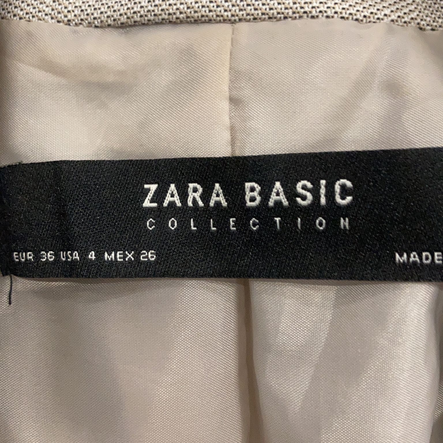 Zara Basic Collection