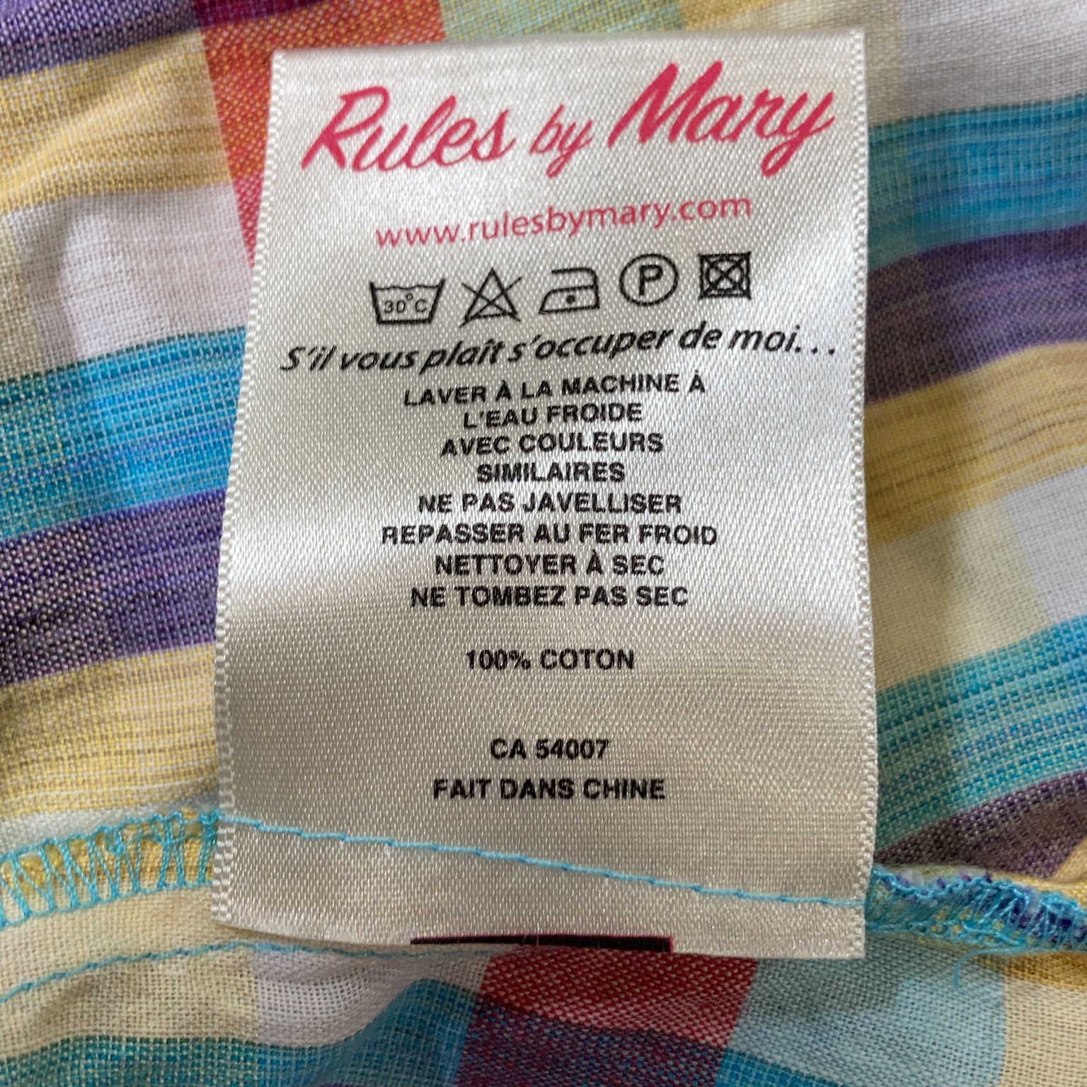 Rules by Mary