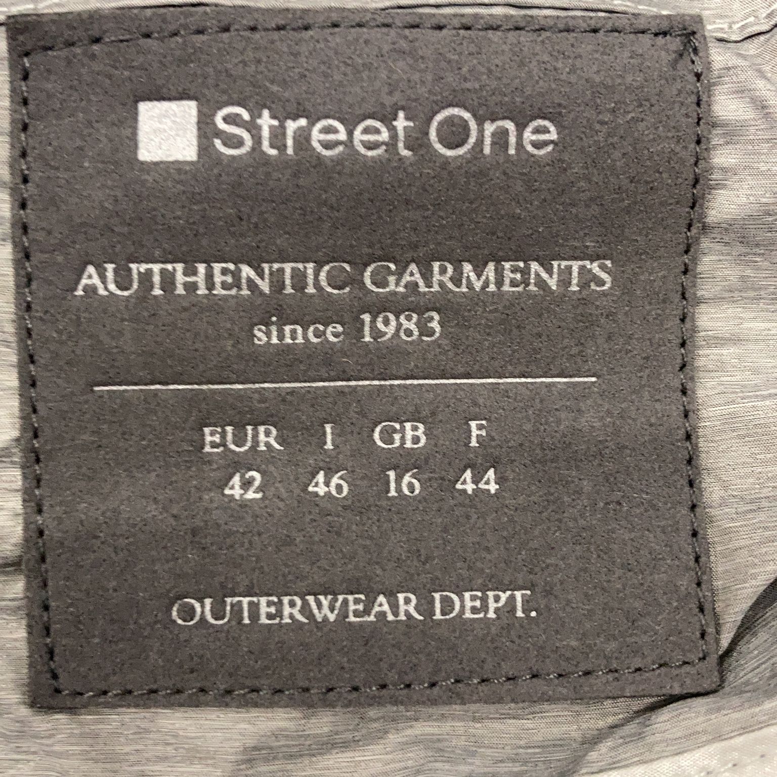 Authentic Garment