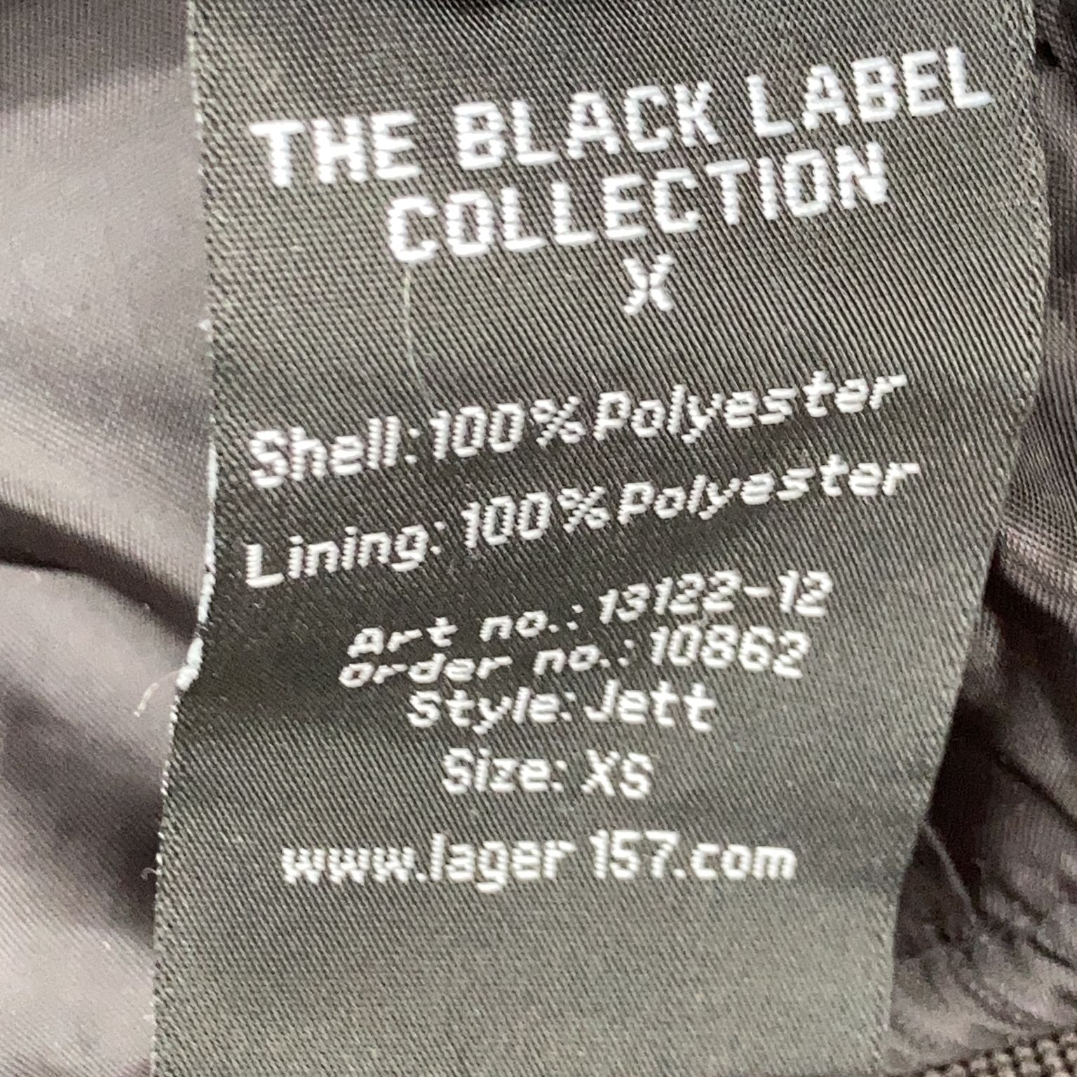 The Black Label Collection Lager 157