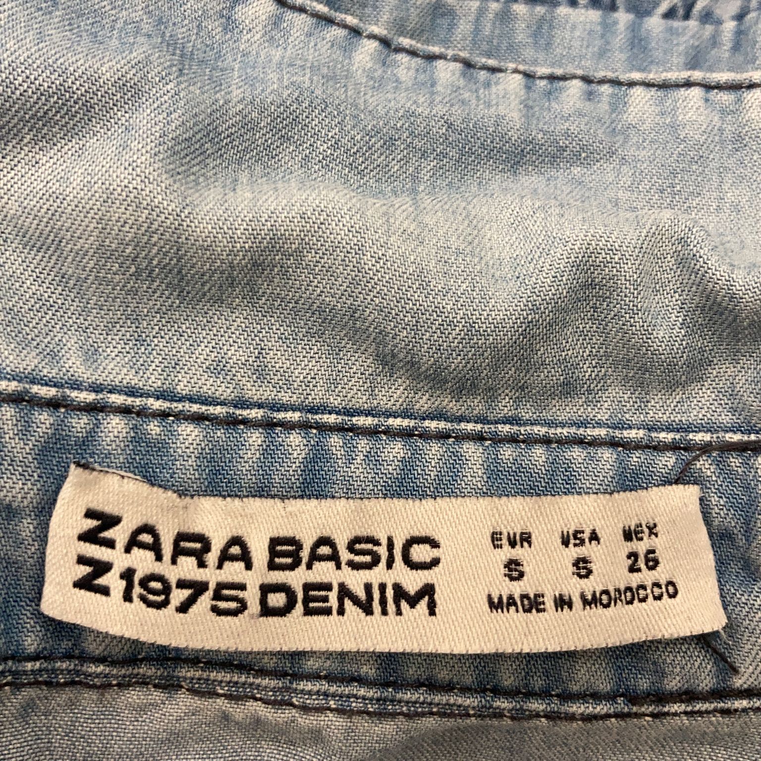 Zara Basic Z1975 Denim