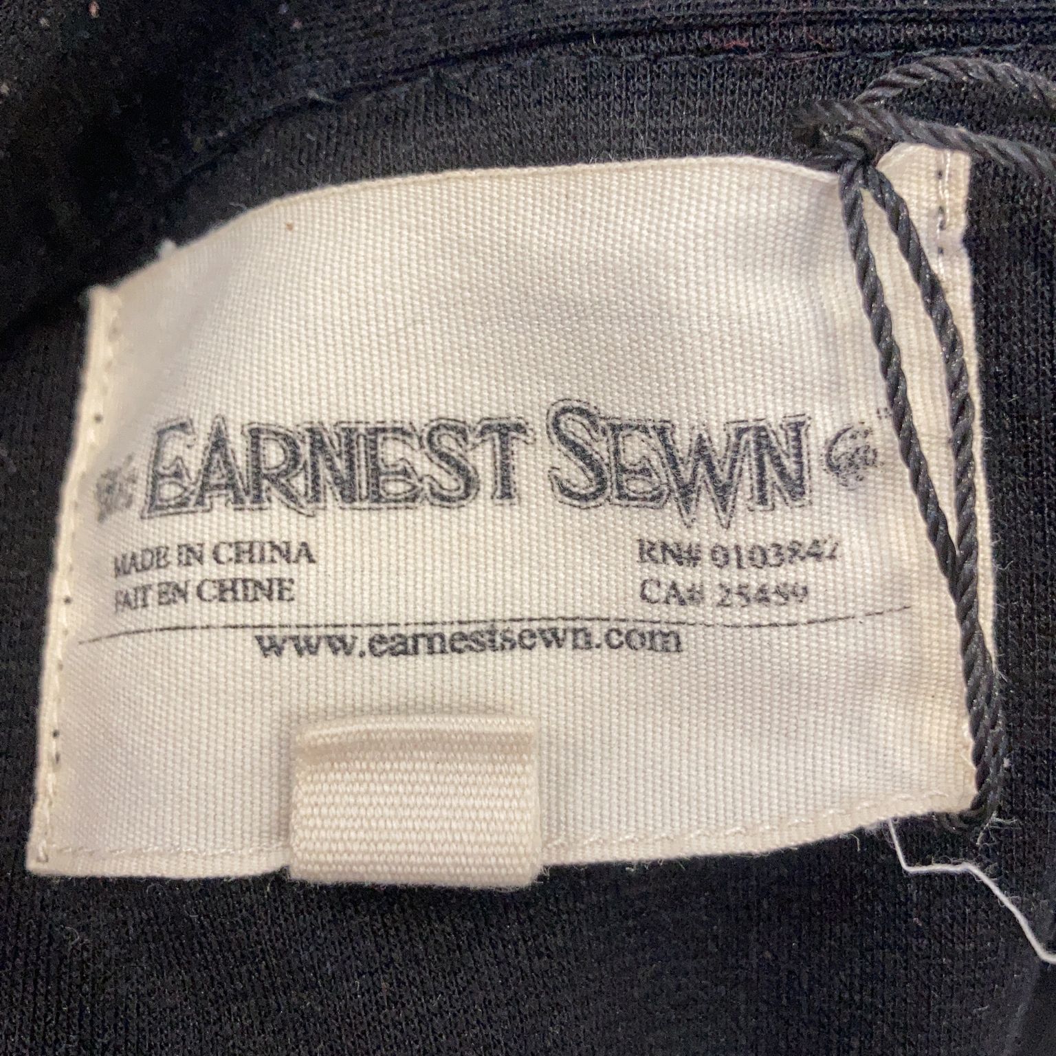 Earnest Sewn