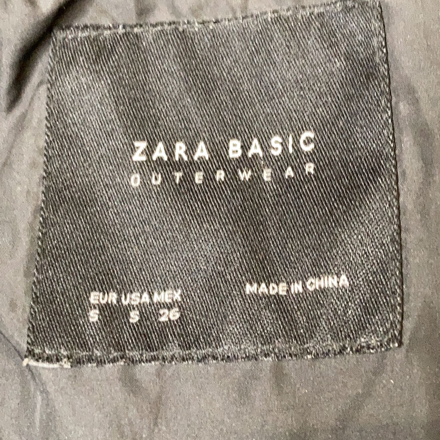 Zara Basic Outerwear