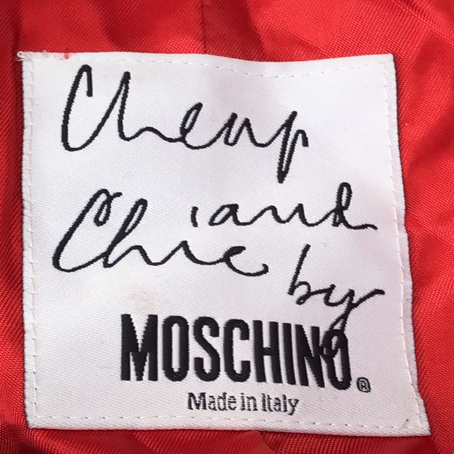 Moschino Cheap and Chic