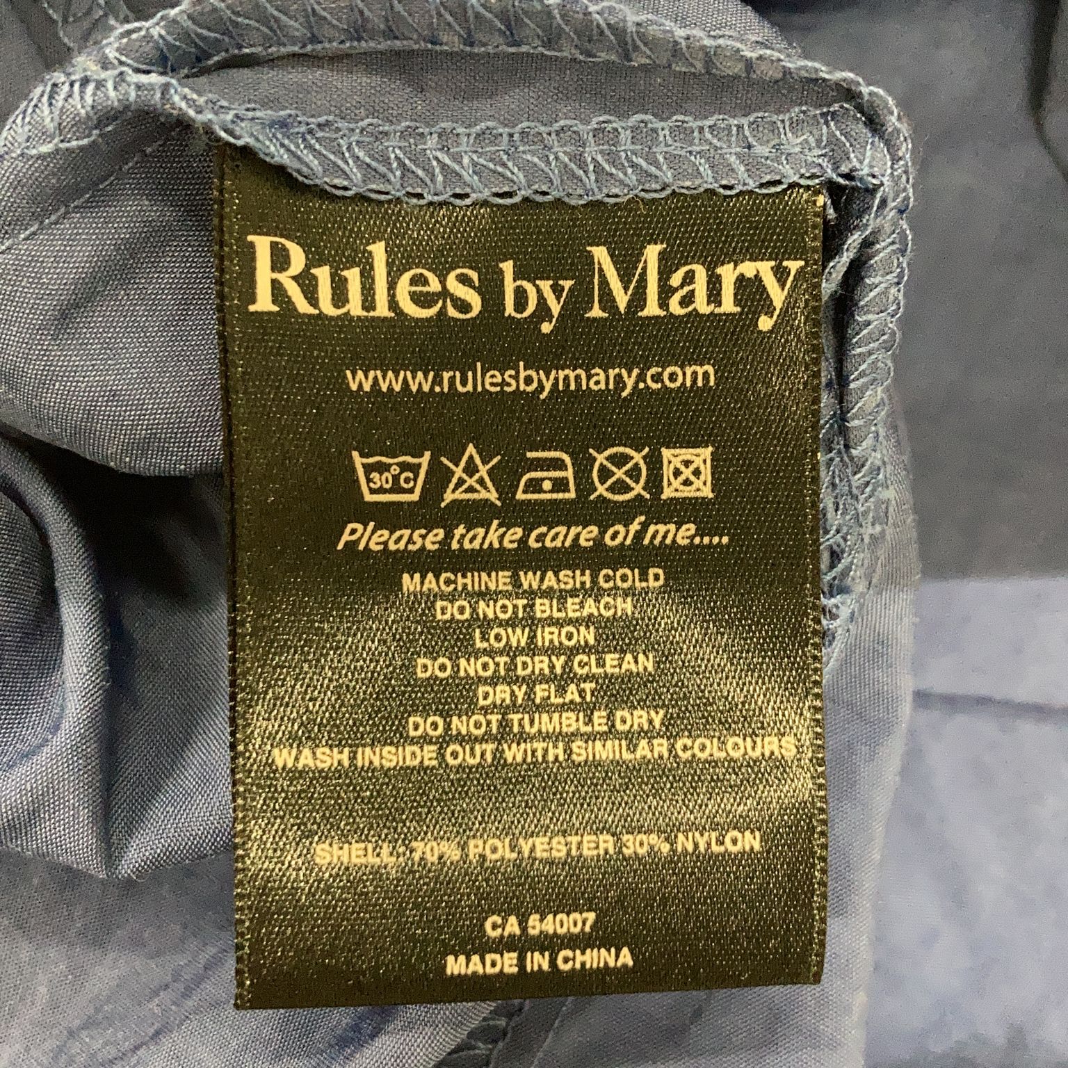 Rules by Mary