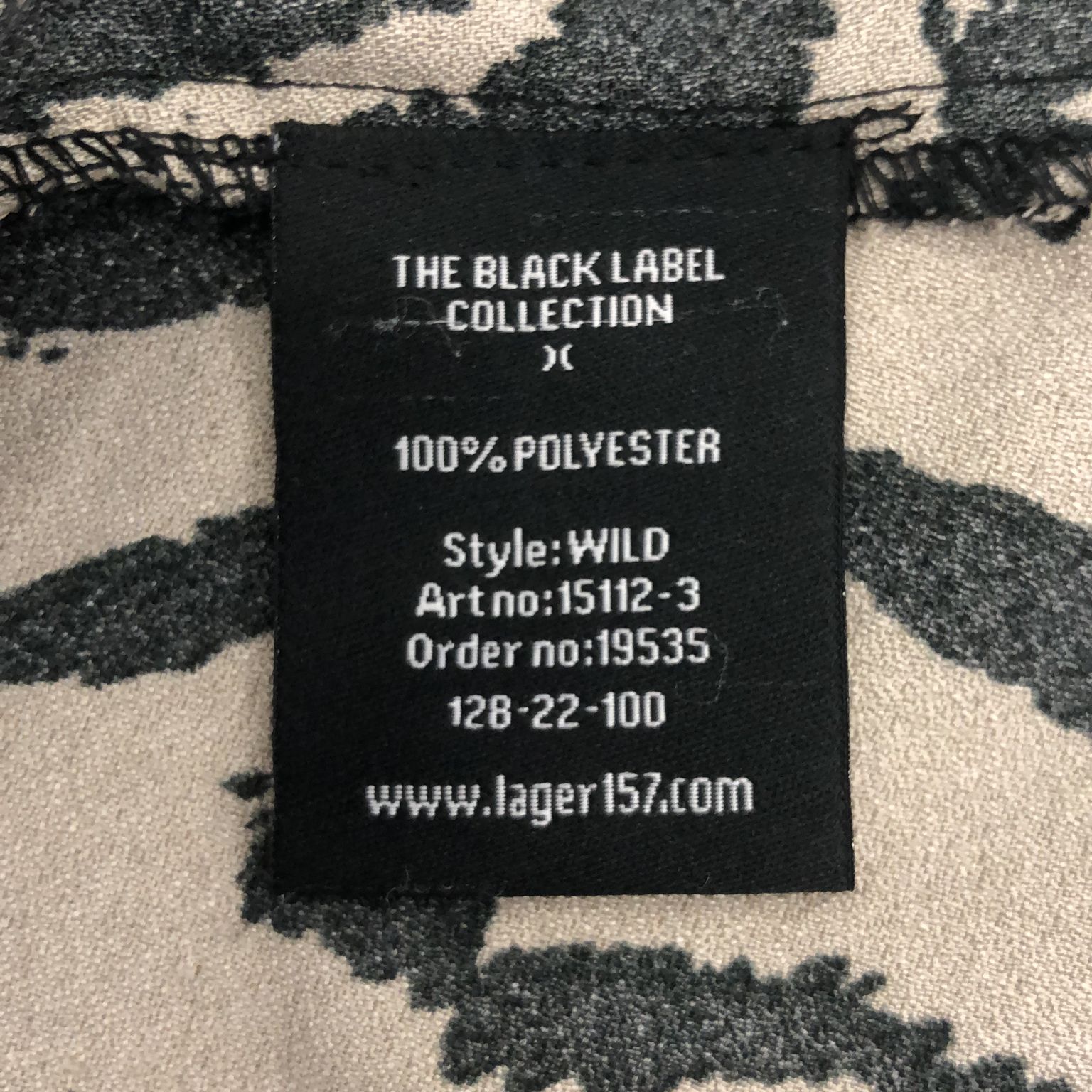 The Black Label Collection Lager 157