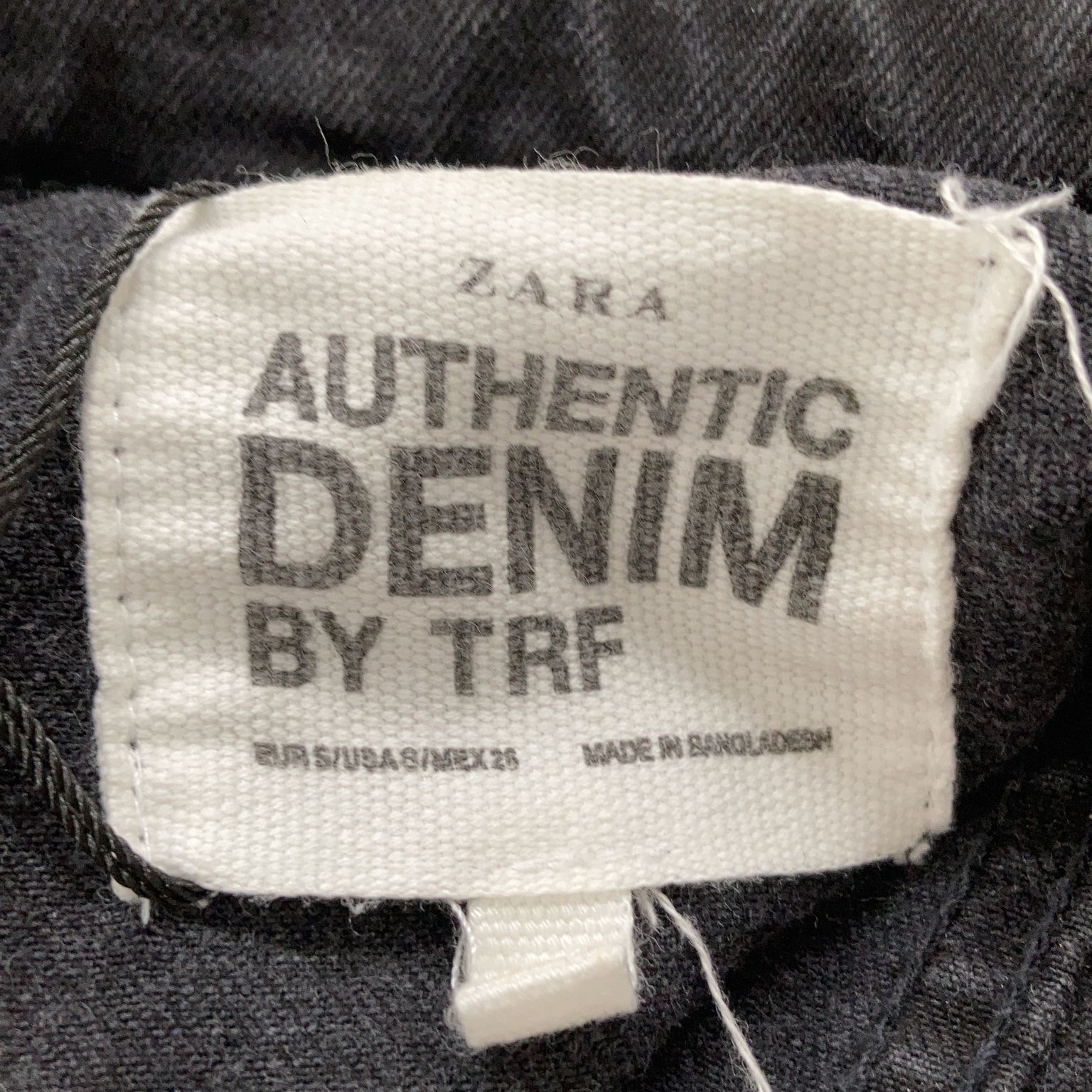 Zara Authentic Denim by TRF