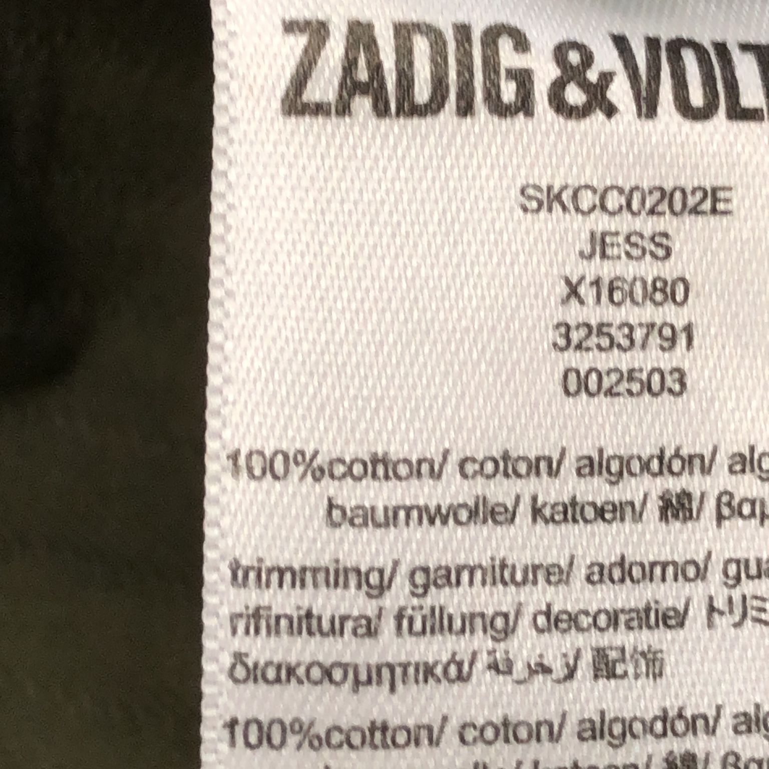 Zadig  Voltaire