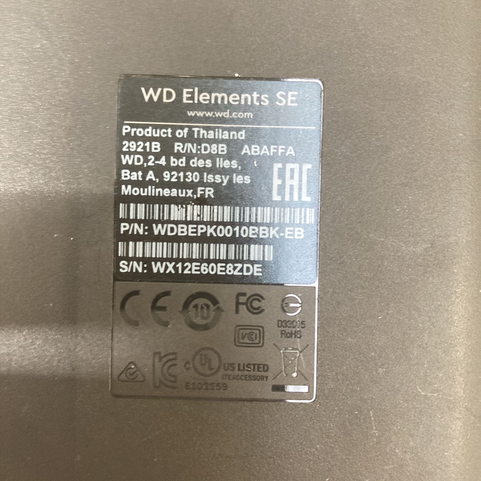 Wd Elements