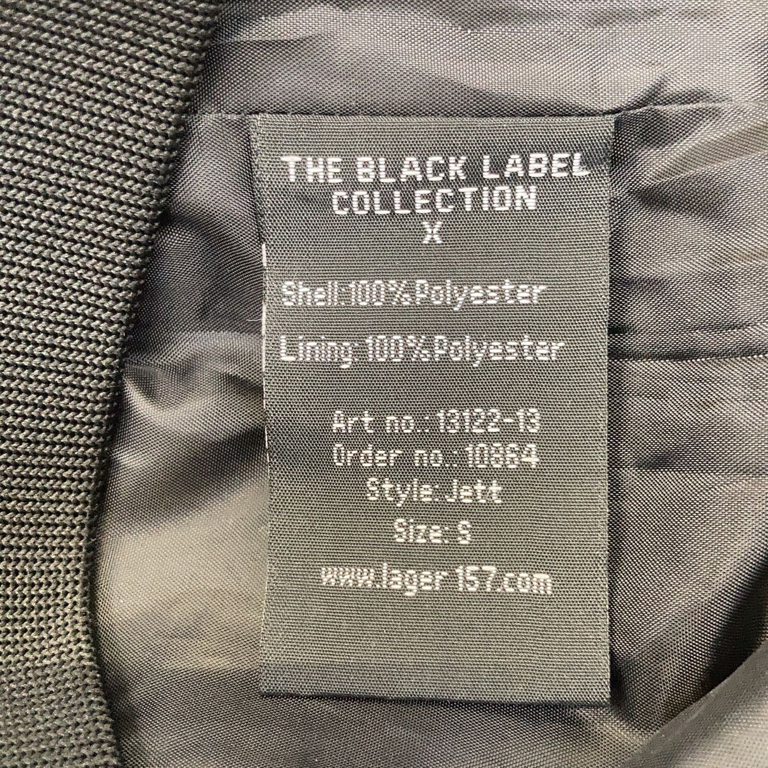 The Black Label Collection Lager 157