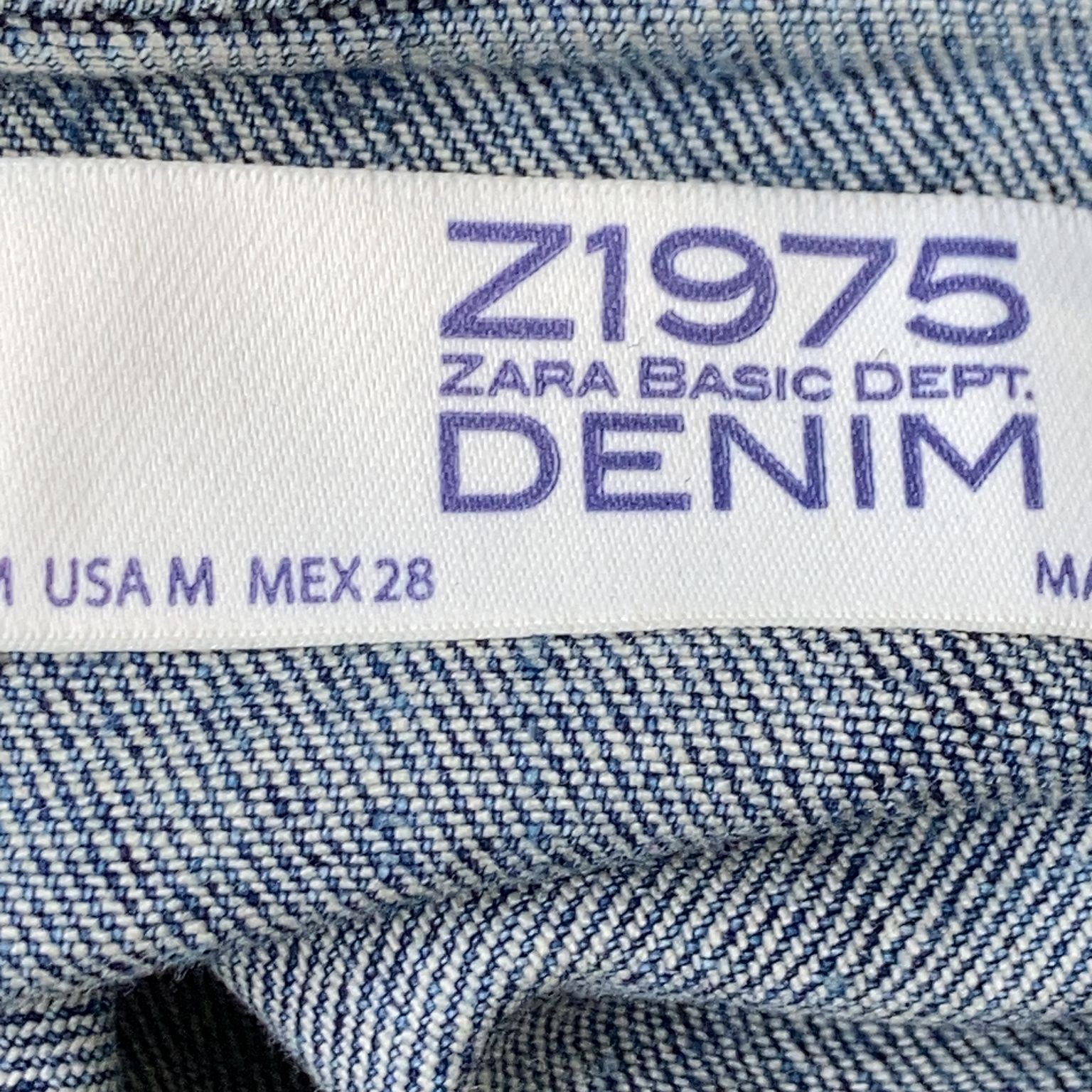 Zara Z1975 Denim