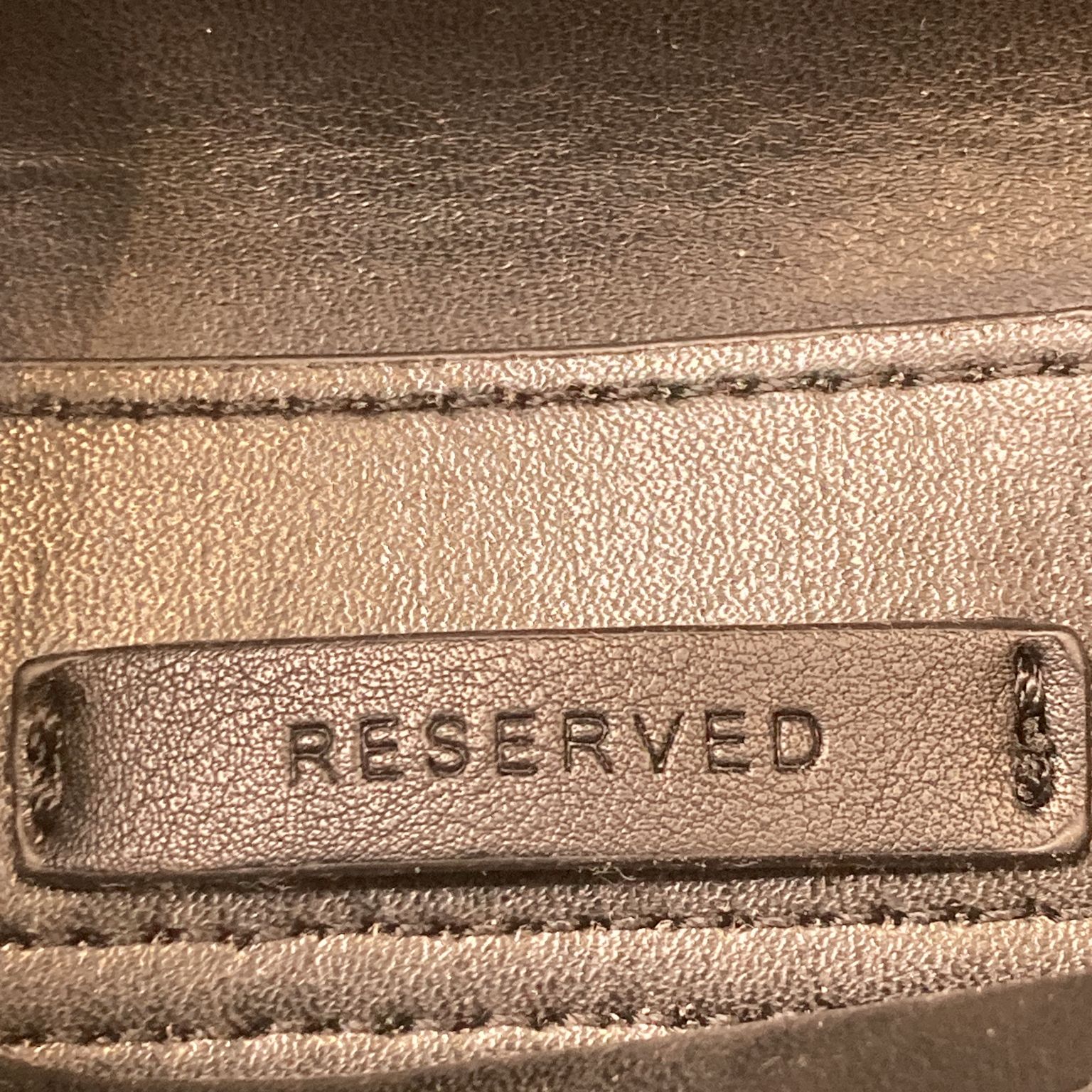 Reserved