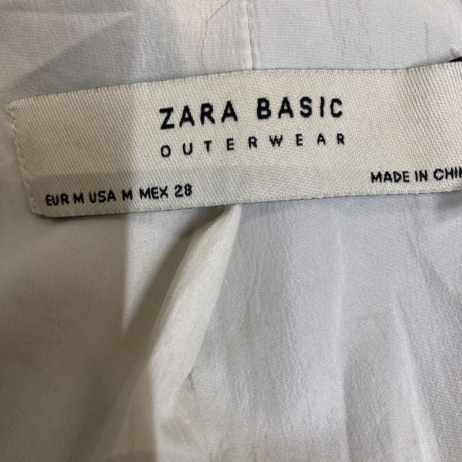 Zara Basic Outerwear