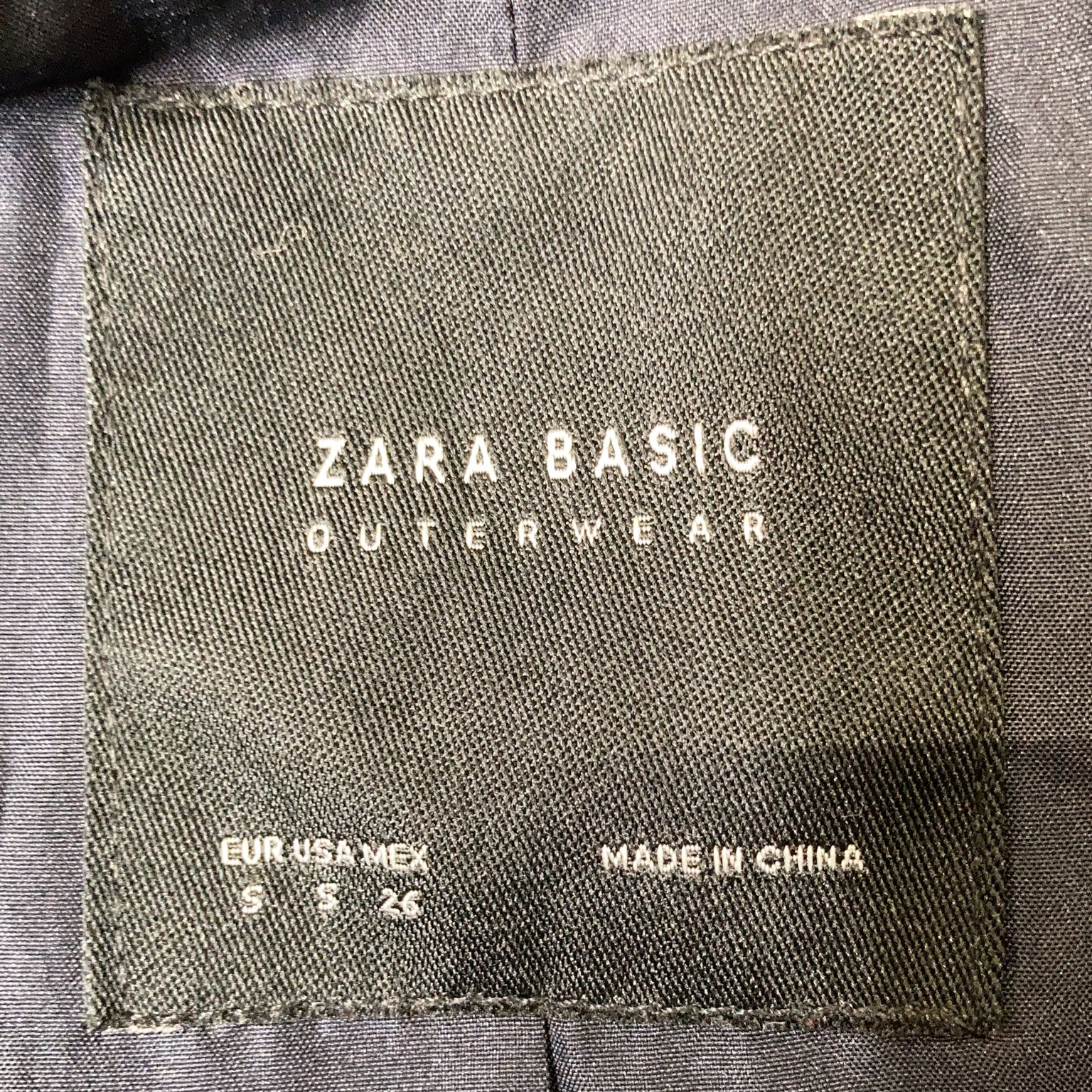 Zara Basic Outerwear