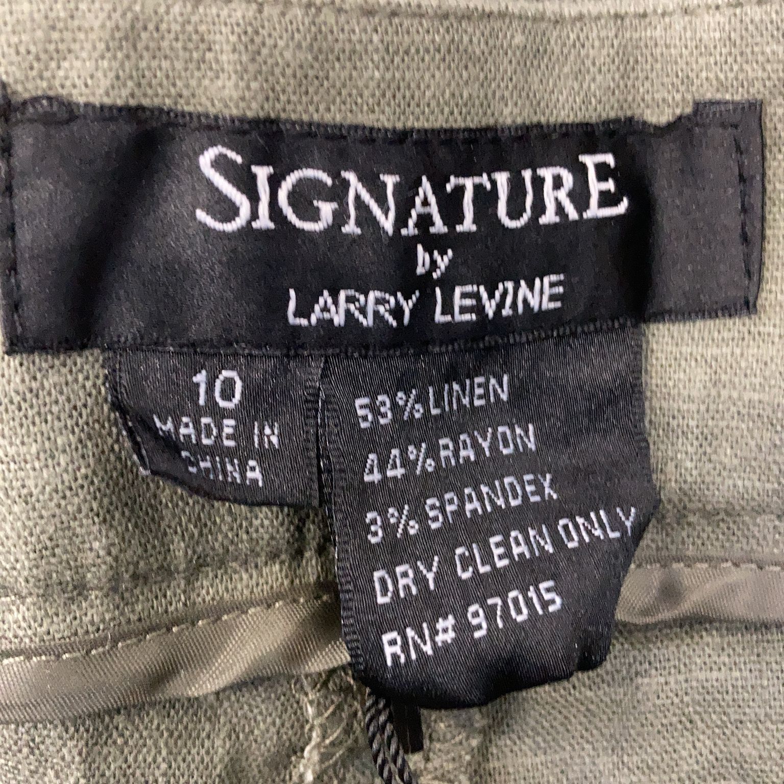 Signature by Larry Levine