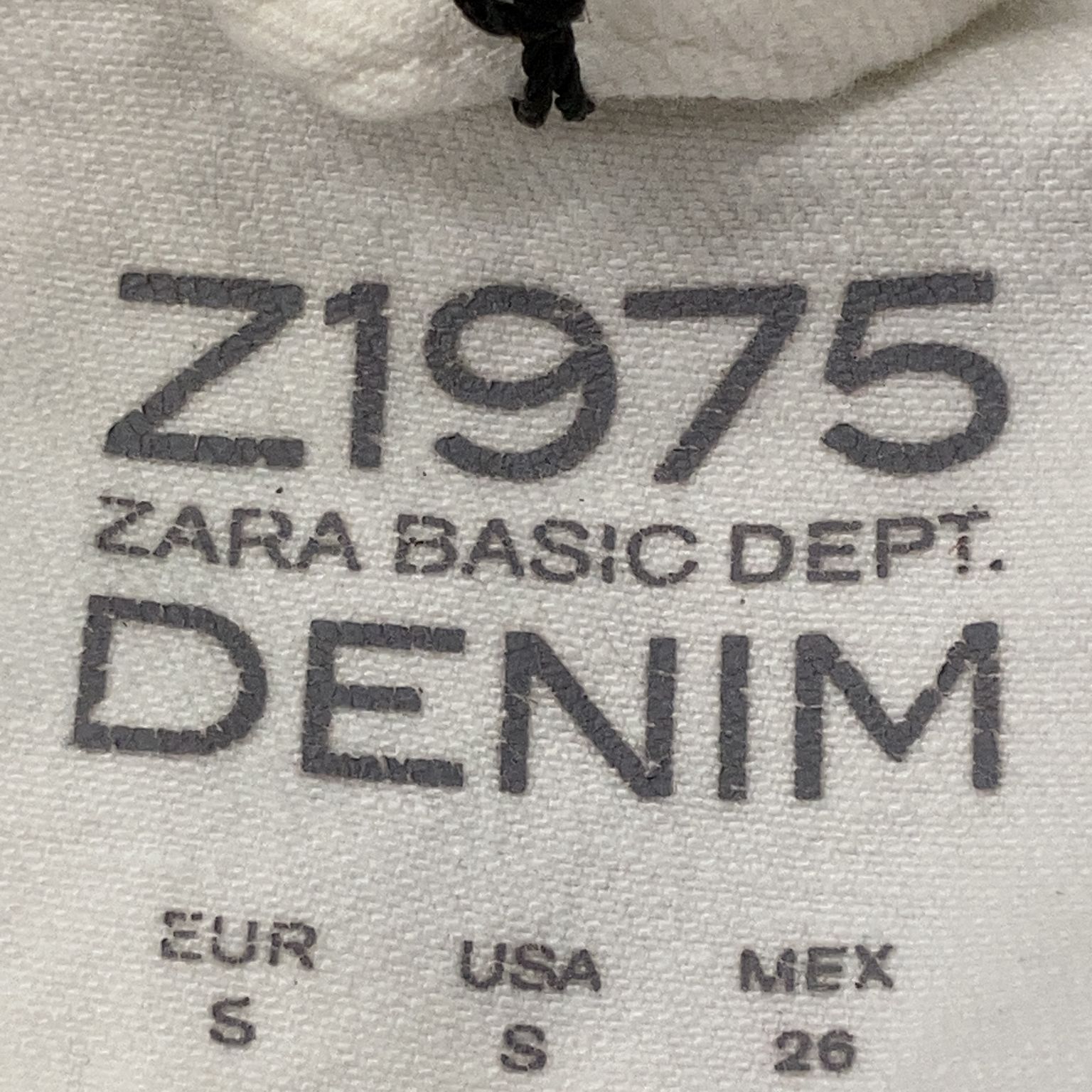 Zara Basic Z1975 Denim