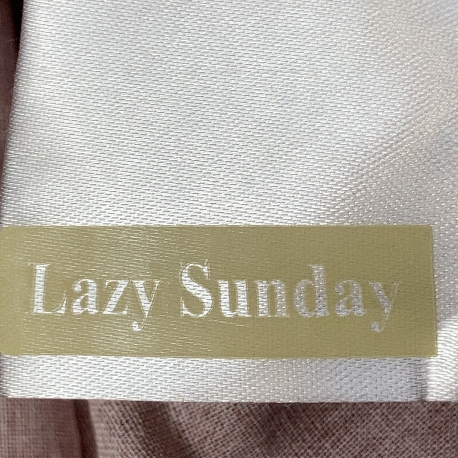 Lazy Sundays