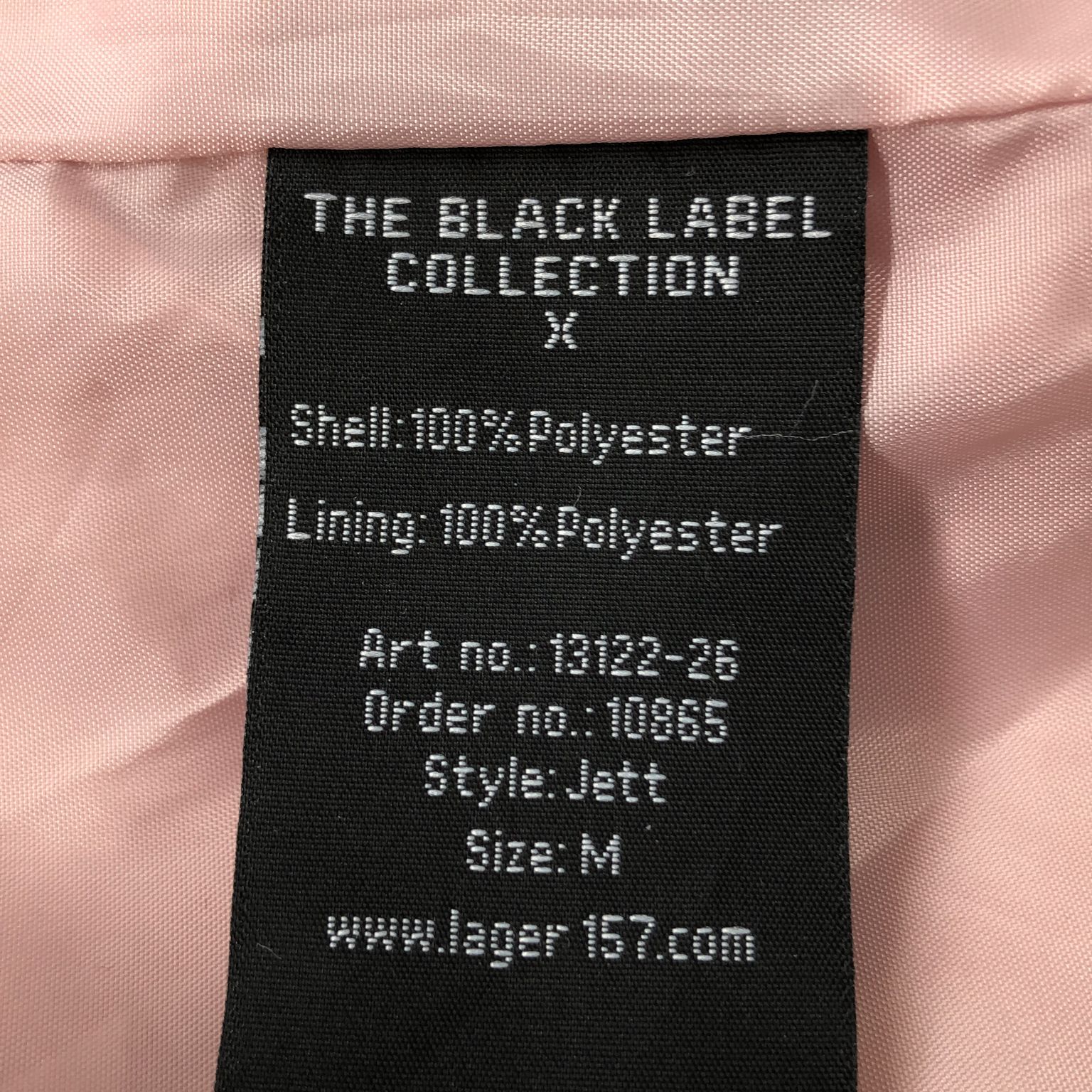 The Black Label Collection Lager 157