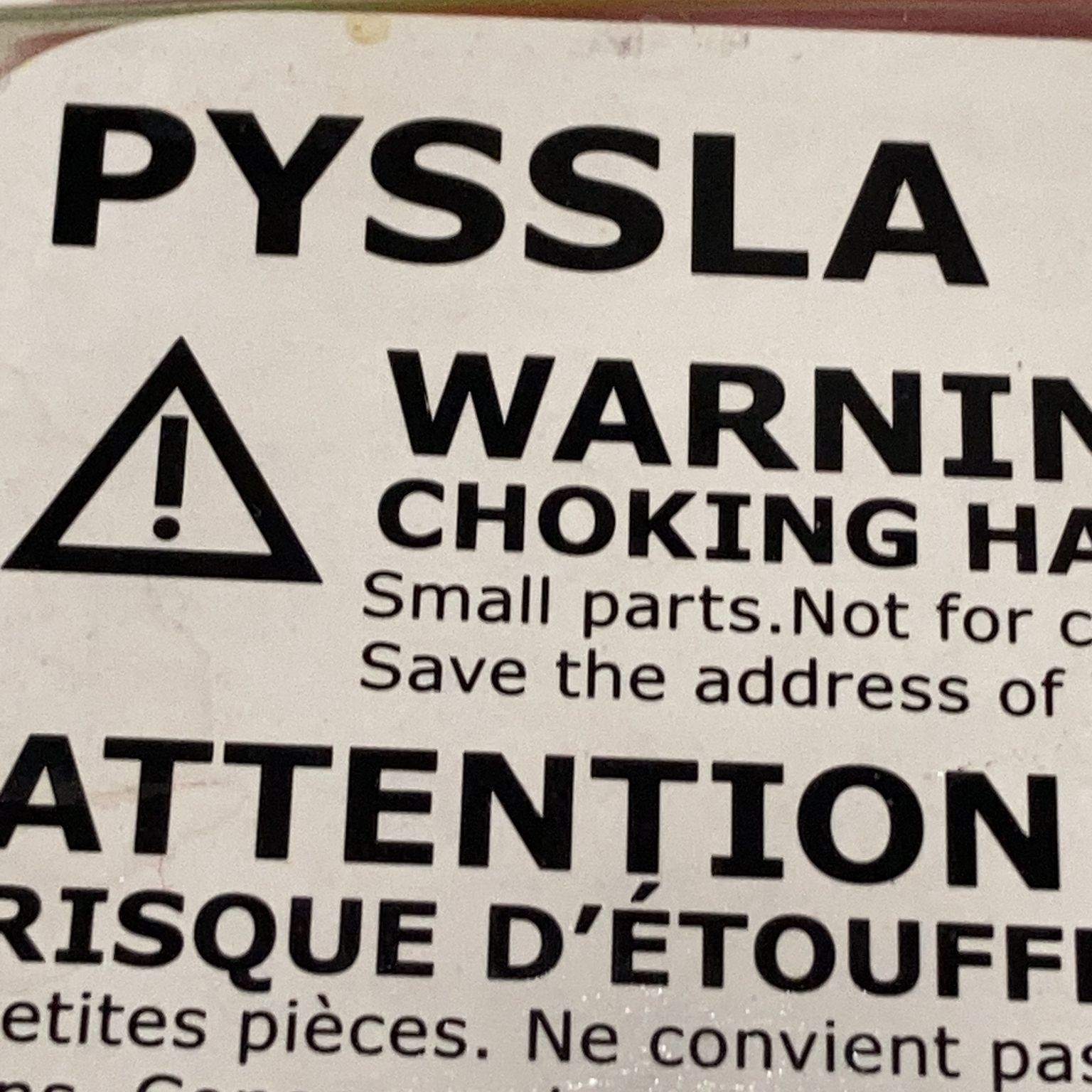 Pyssla