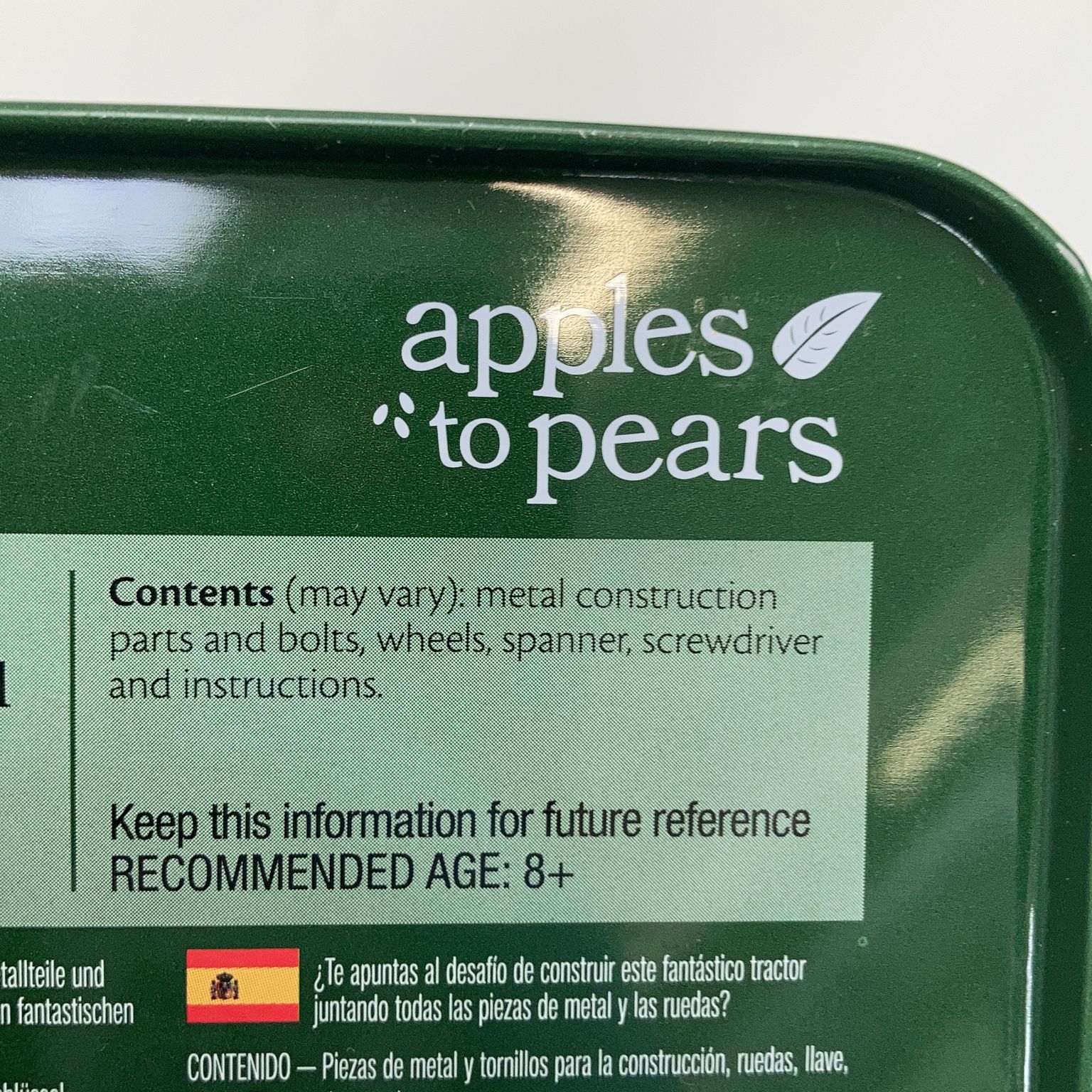 Apples to Pears