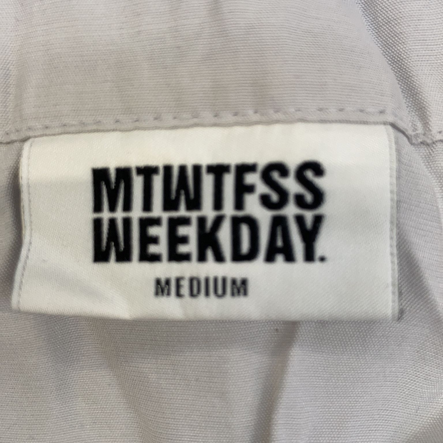 Mtwtfss Weekday