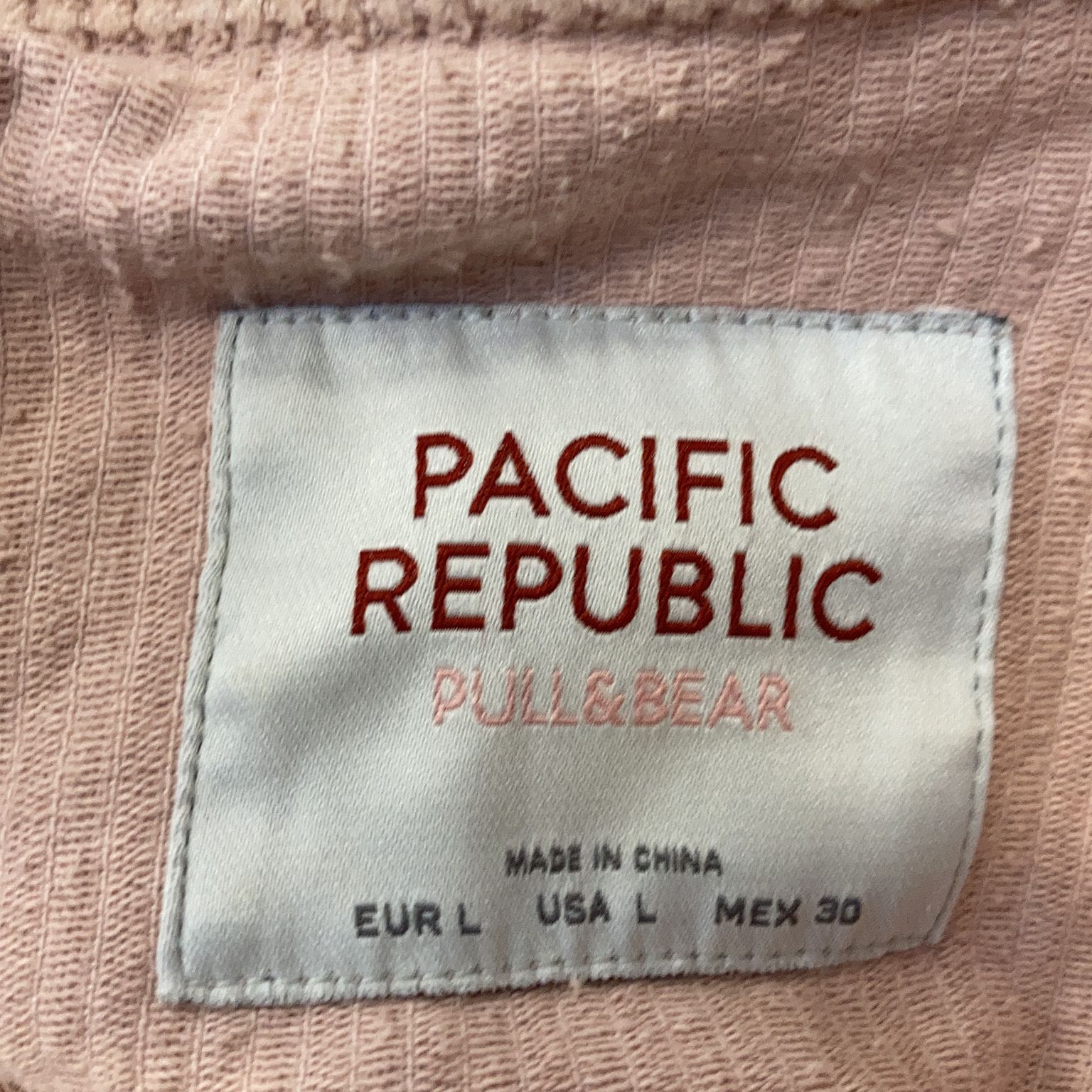 Pacific Republic Pull  Bear