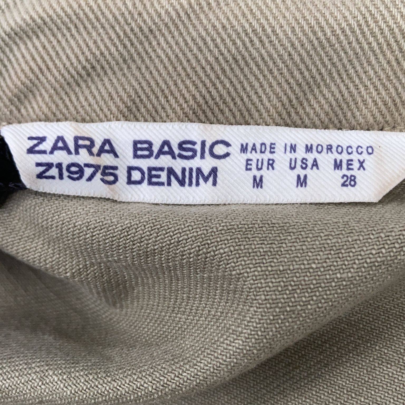 Zara Basic Z1975 Denim