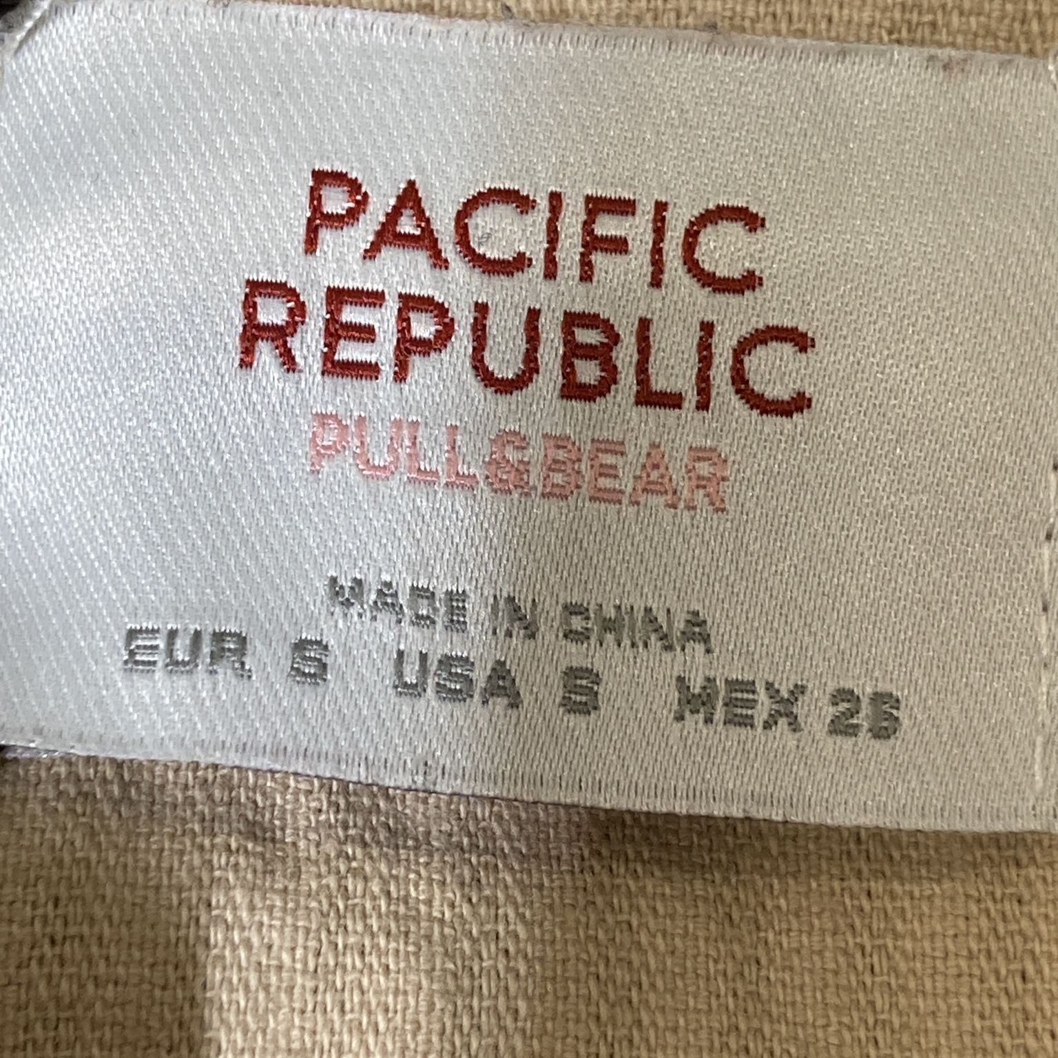 Pacific Republic Pull  Bear