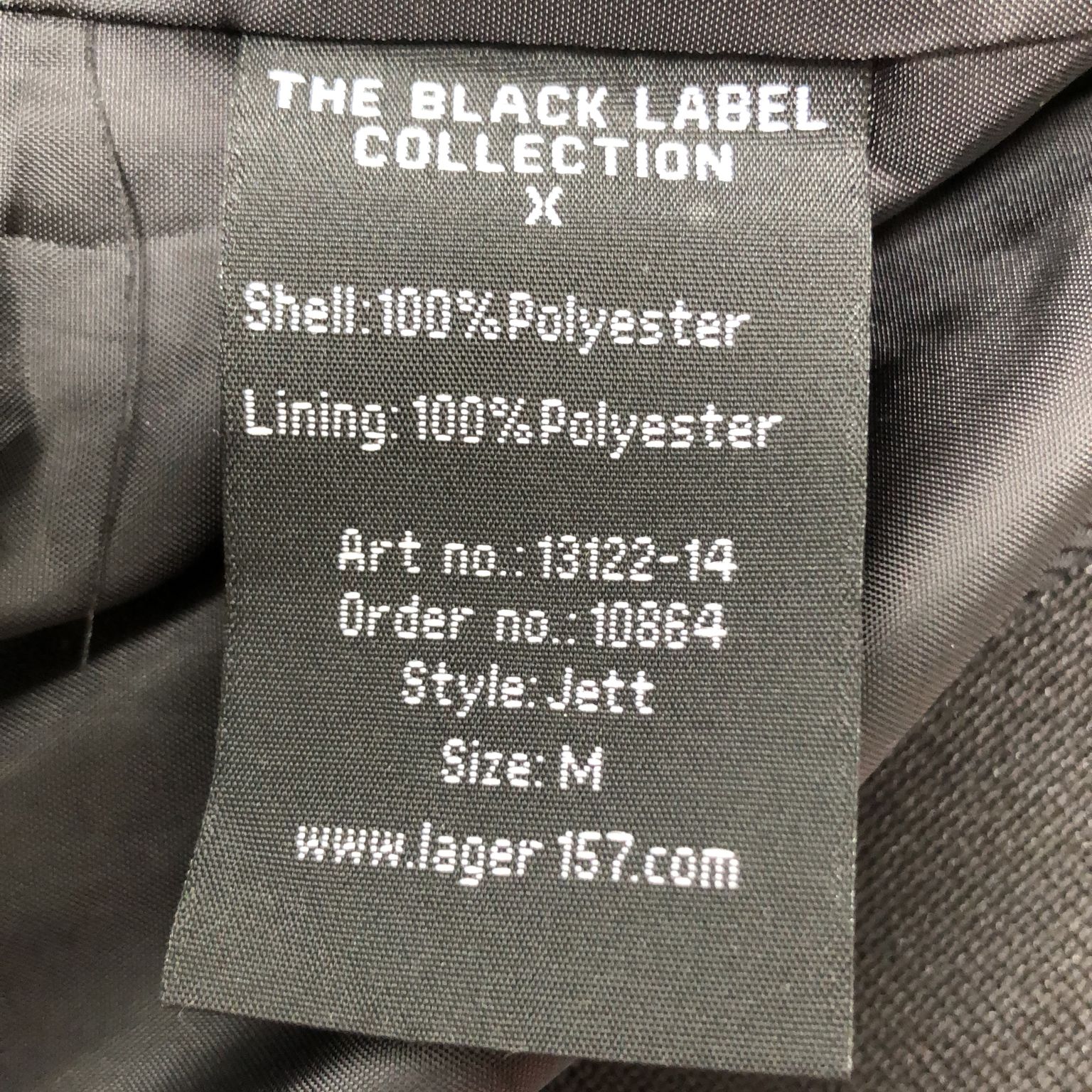 The Black Label Collection Lager 157