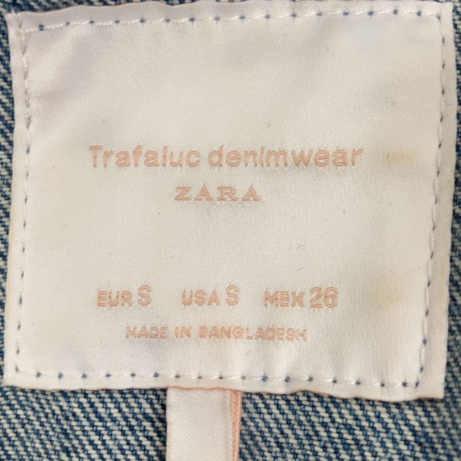 Zara Trafaluc Denim Wear