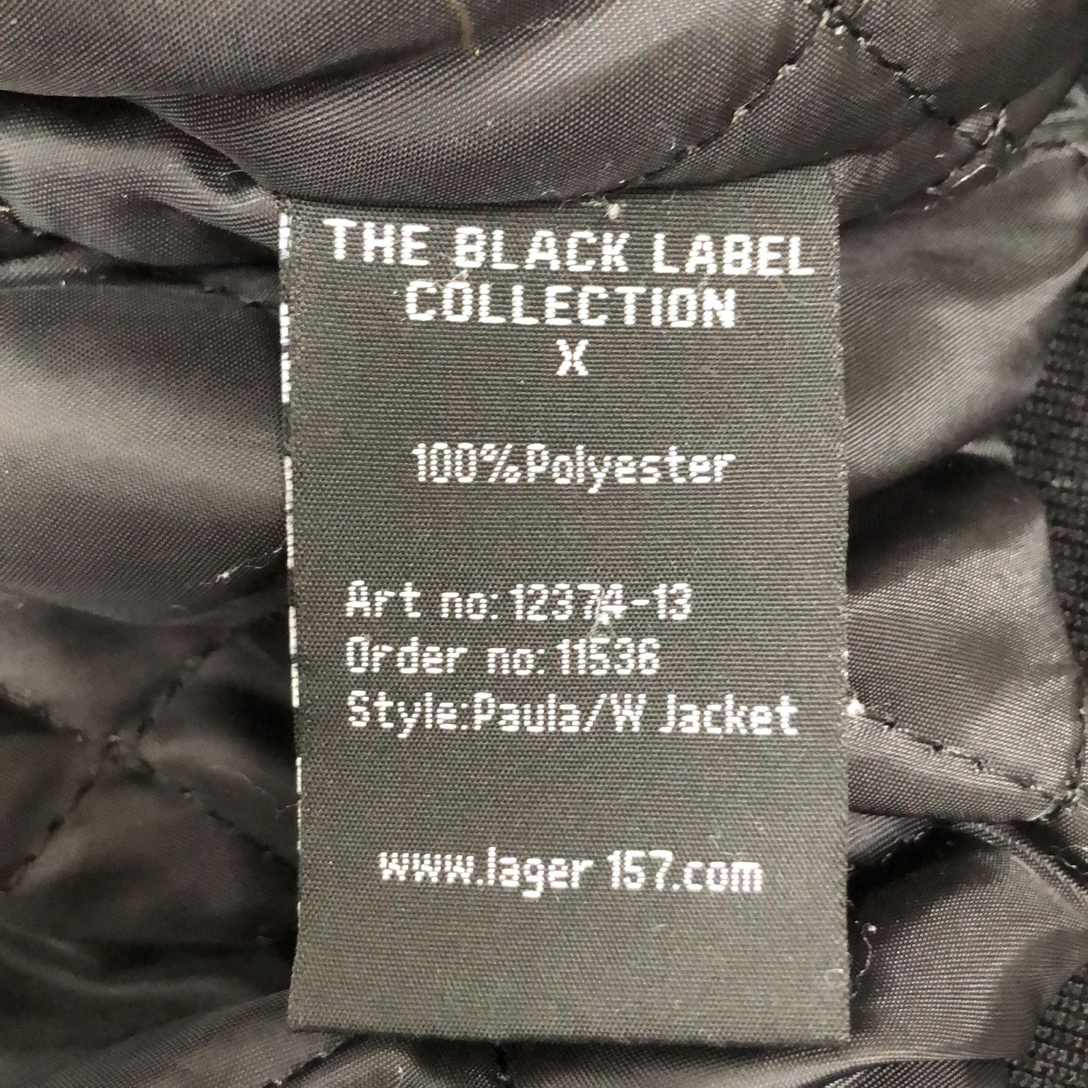 The Black Label Collection Lager 157