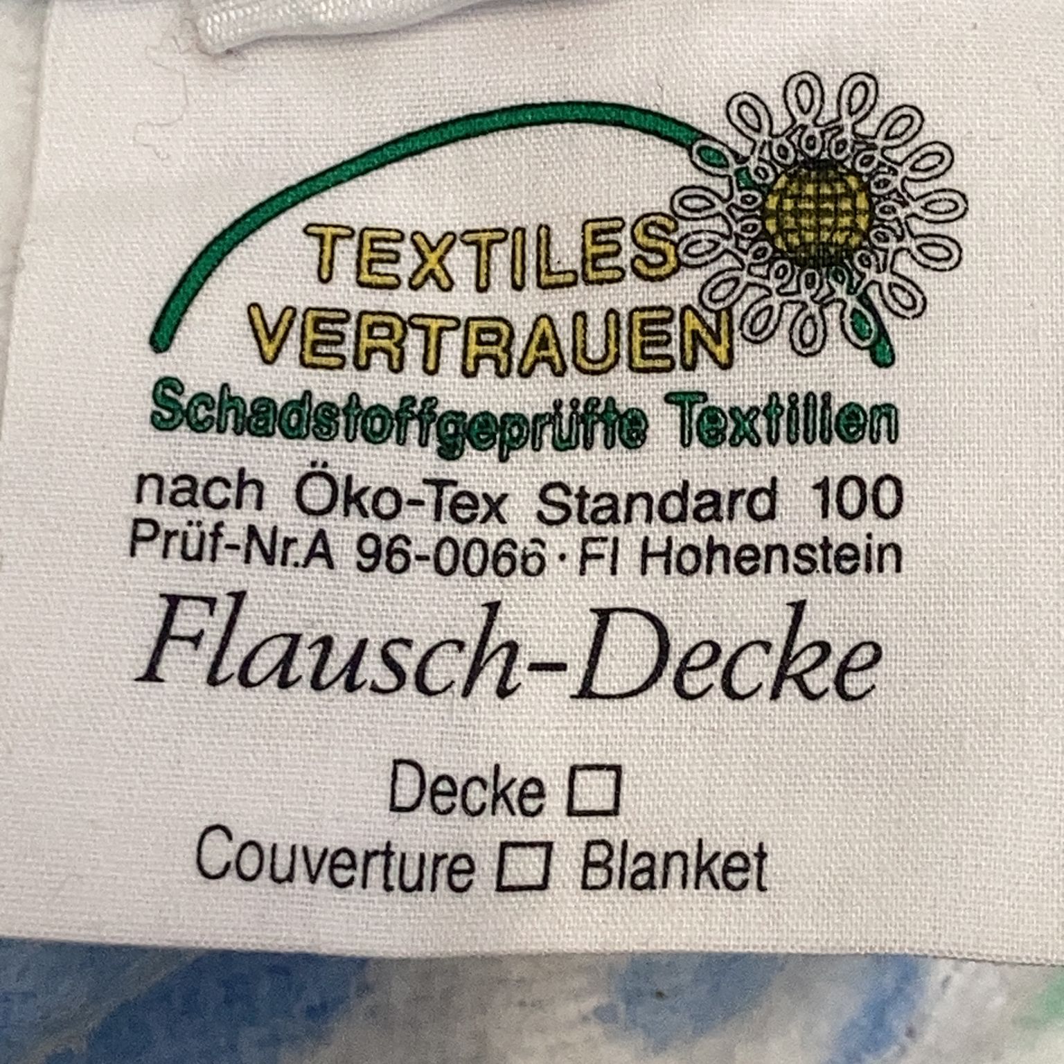 Textiles Vertrauen