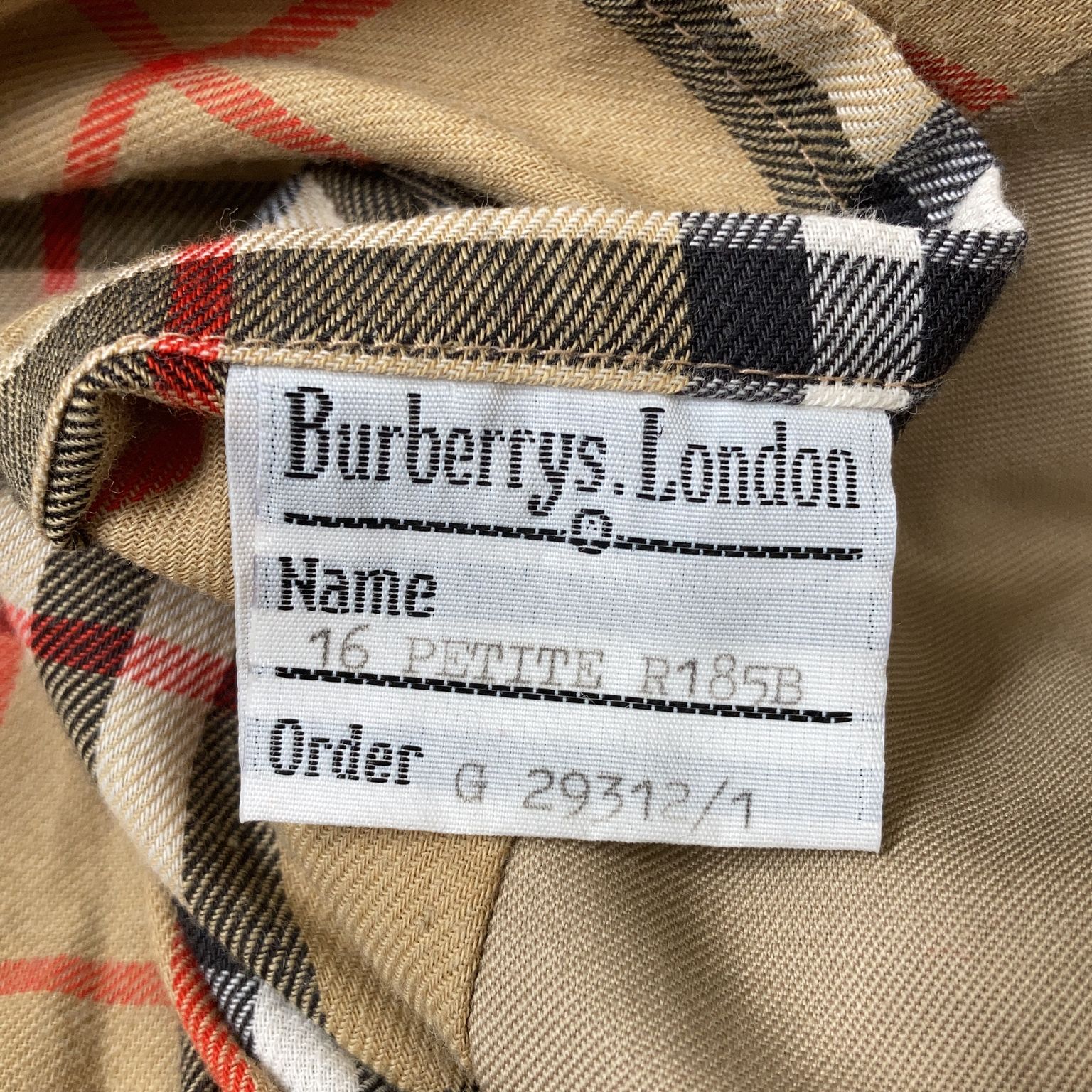 Burberrys