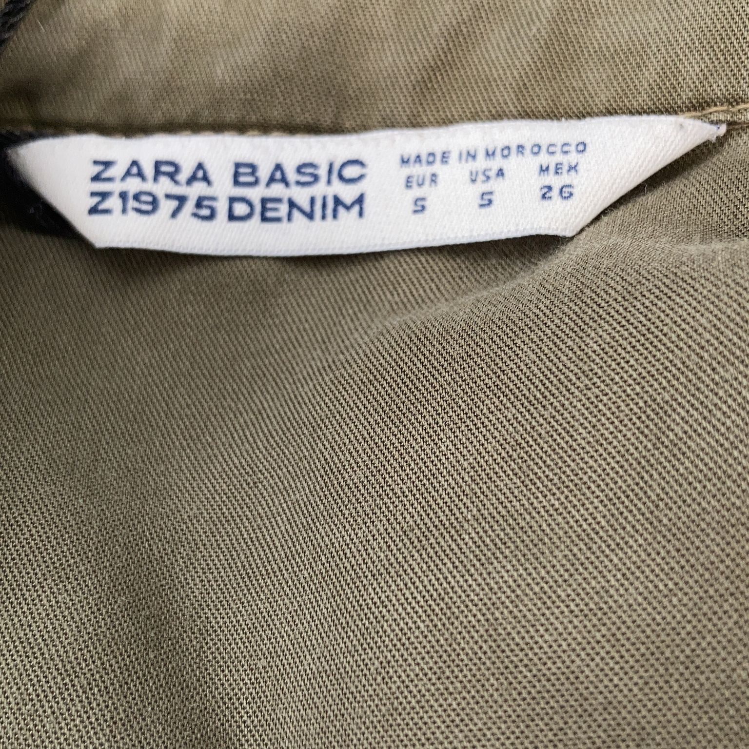 Zara Basic Z1975 Denim