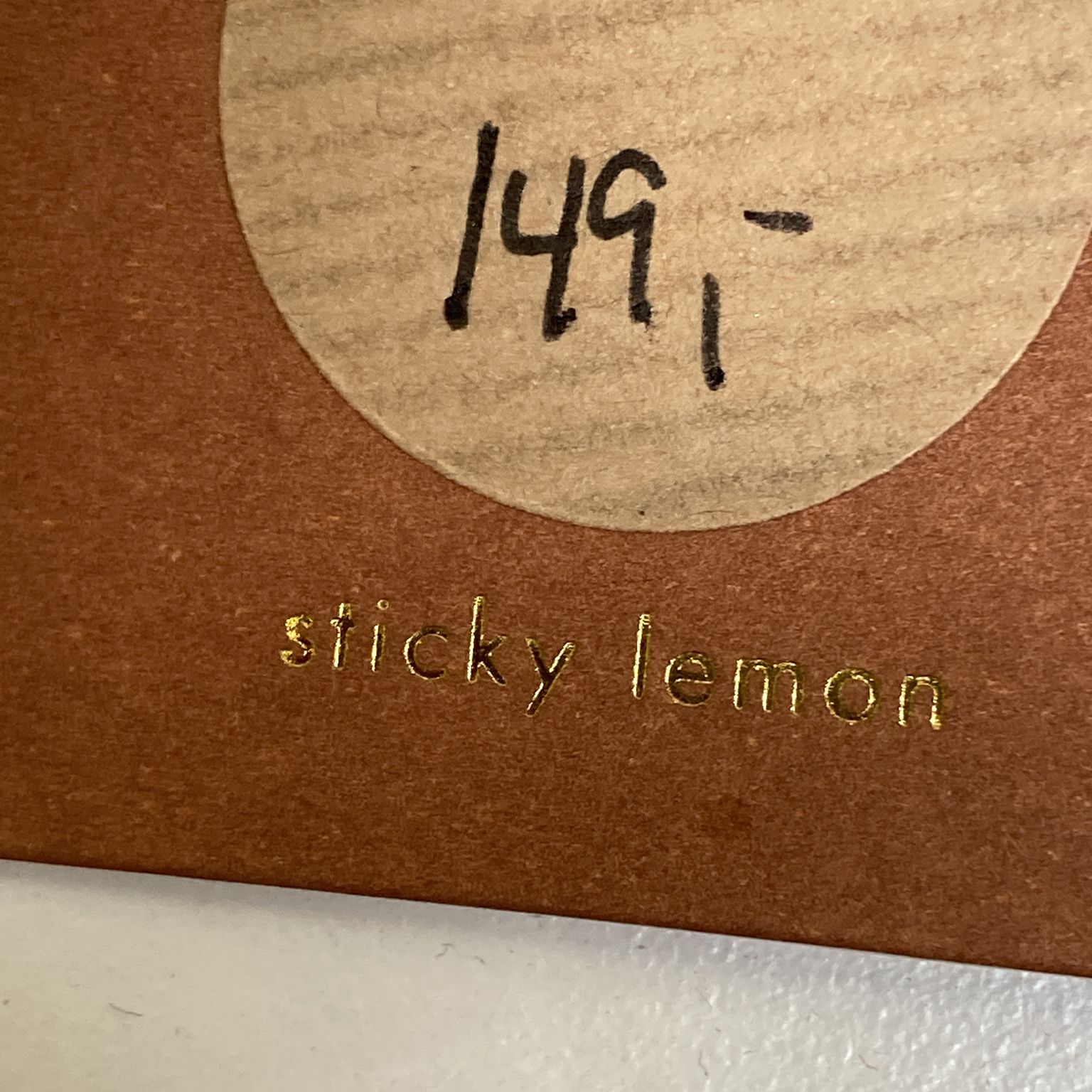 Sticky Lemon