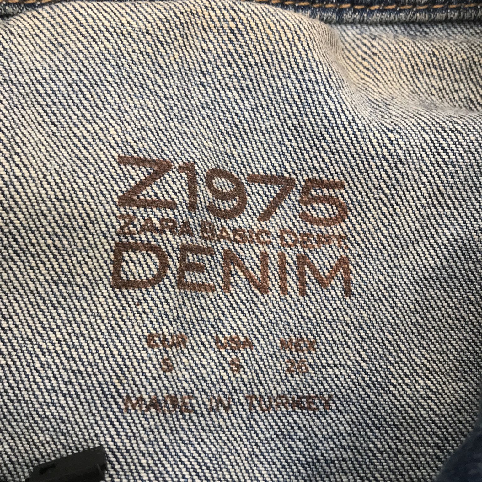 Zara Basic Z1975 Denim