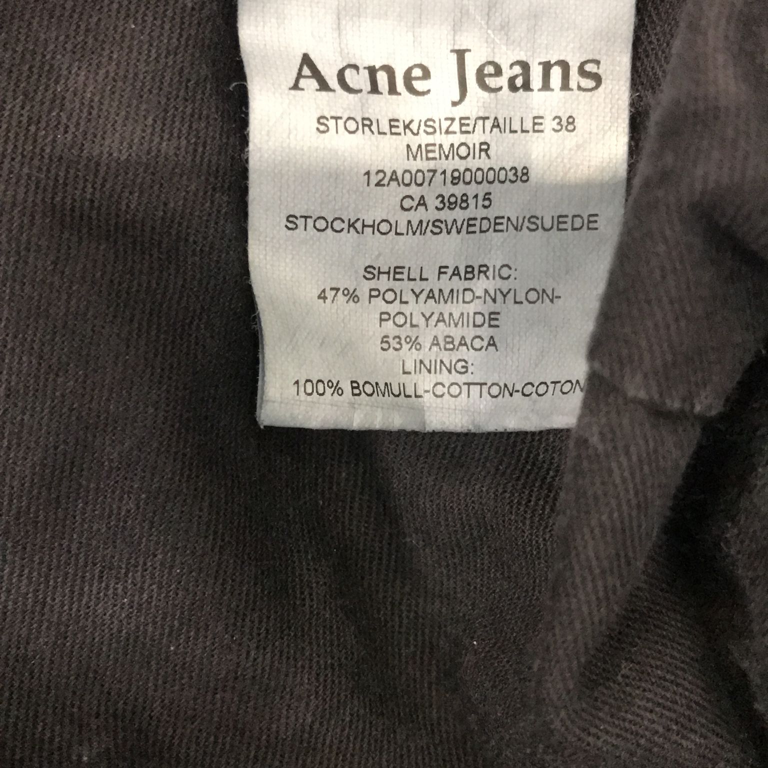 Acne Jeans