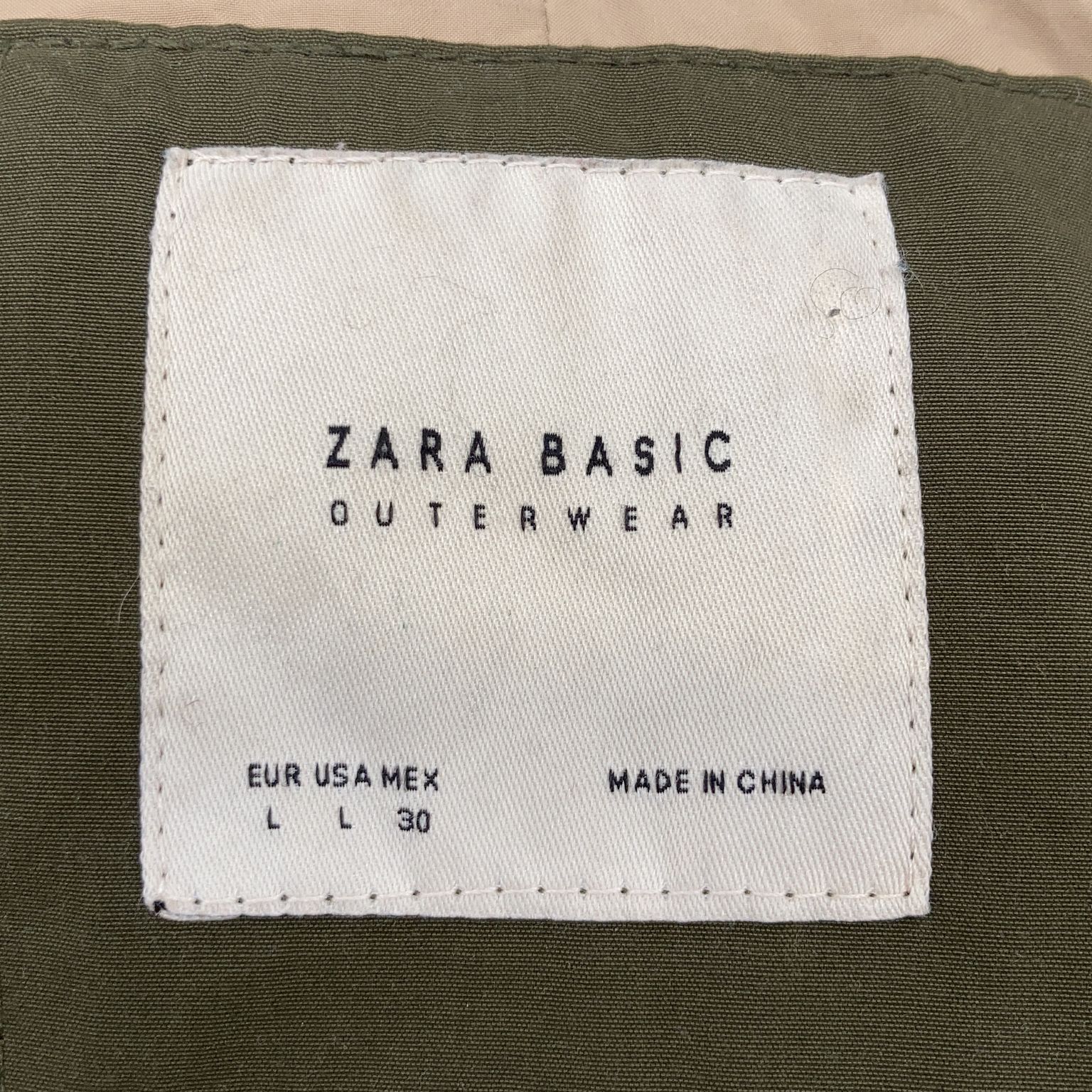 Zara Basic Outerwear