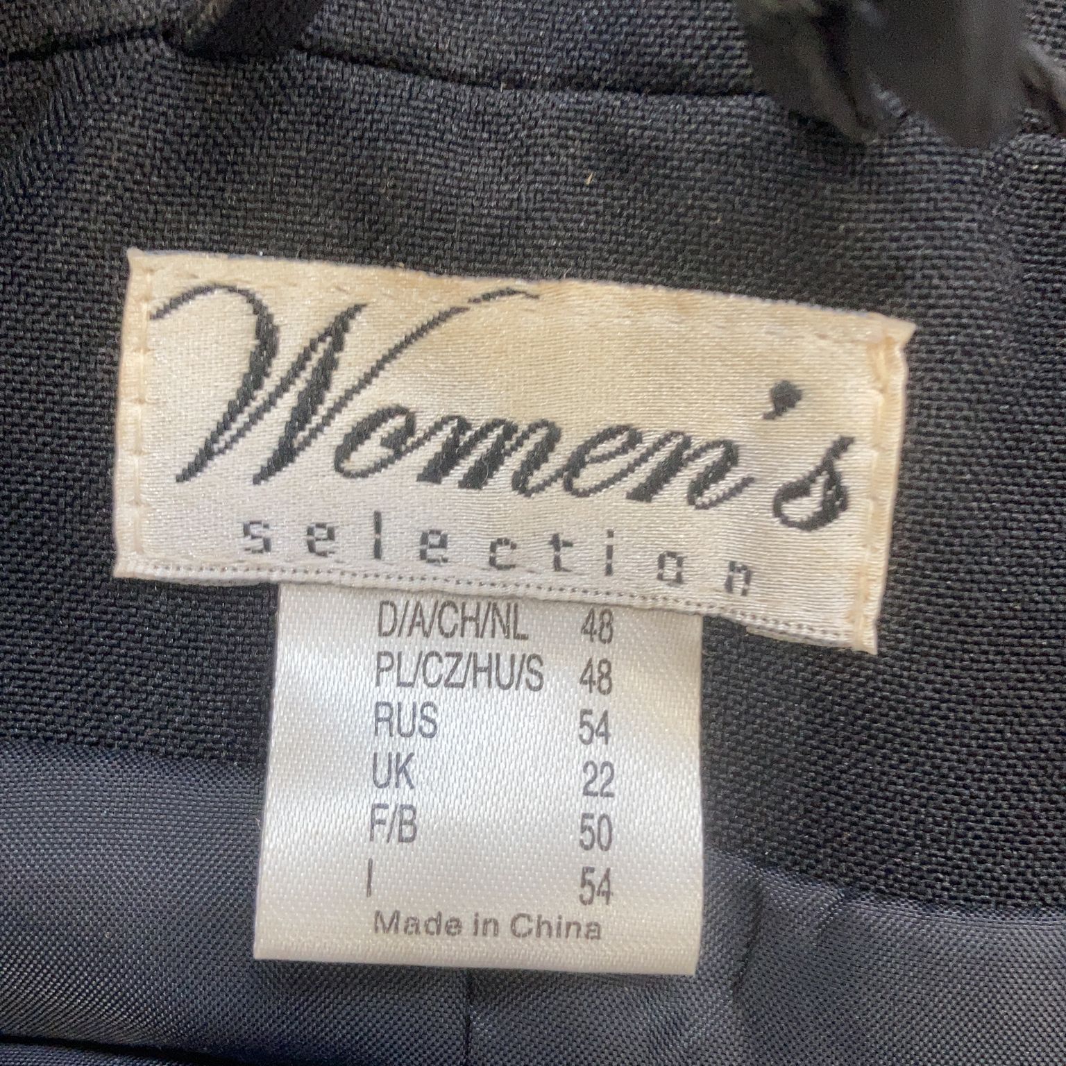 Women's Selection