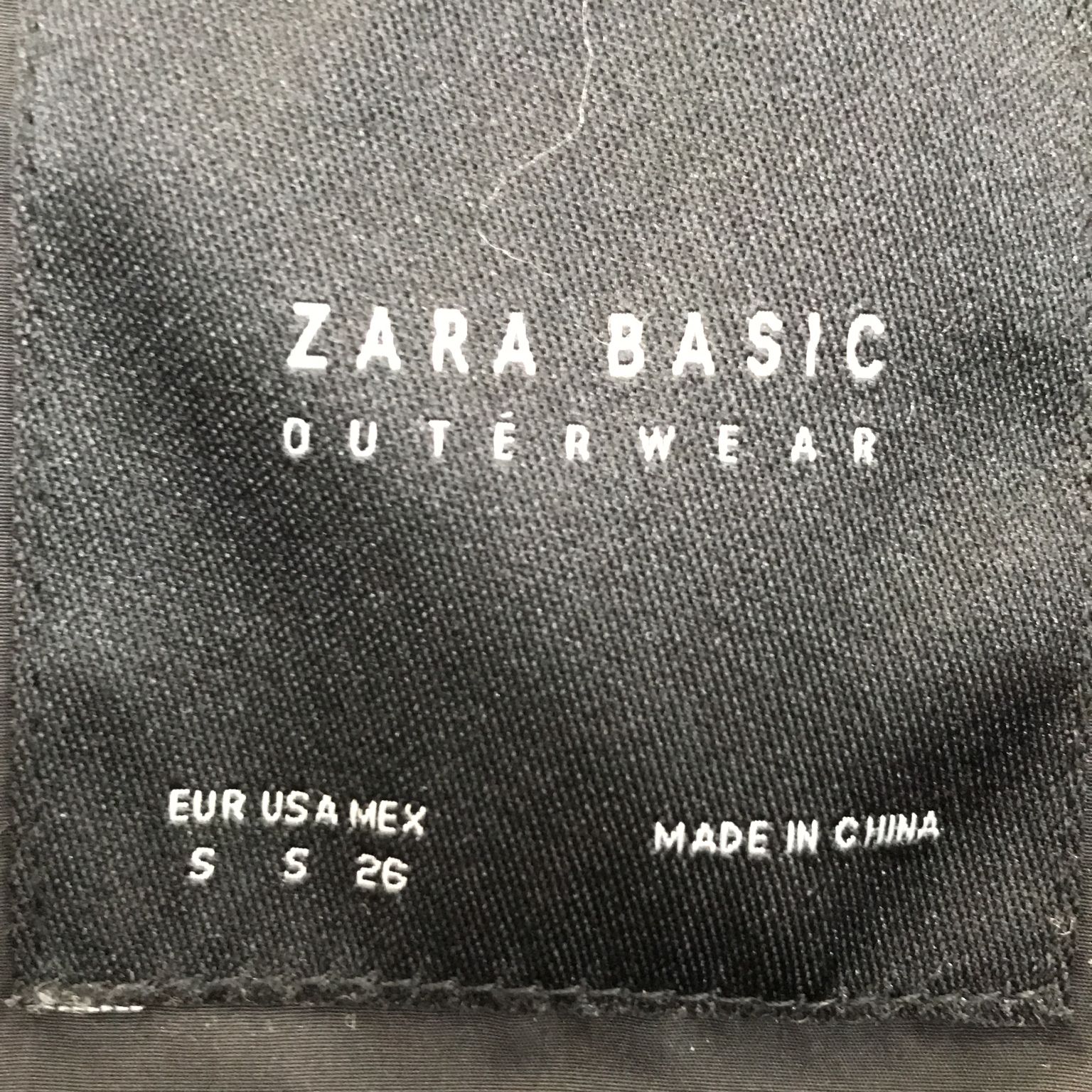 Zara Basic Outerwear