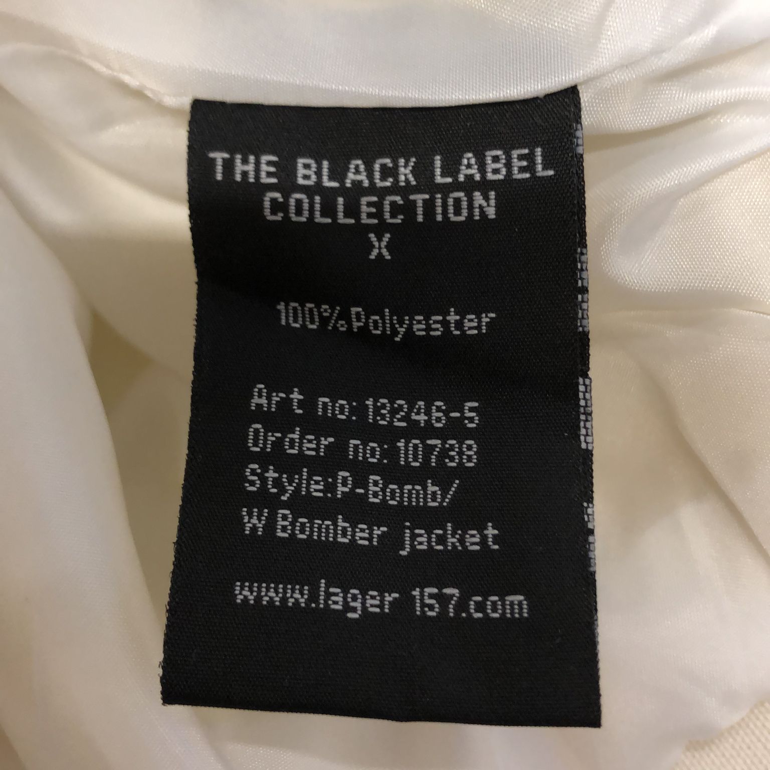 The Black Label Collection Lager 157