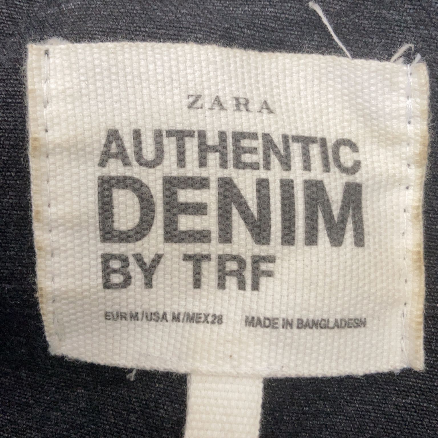 Zara Authentic Denim by TRF