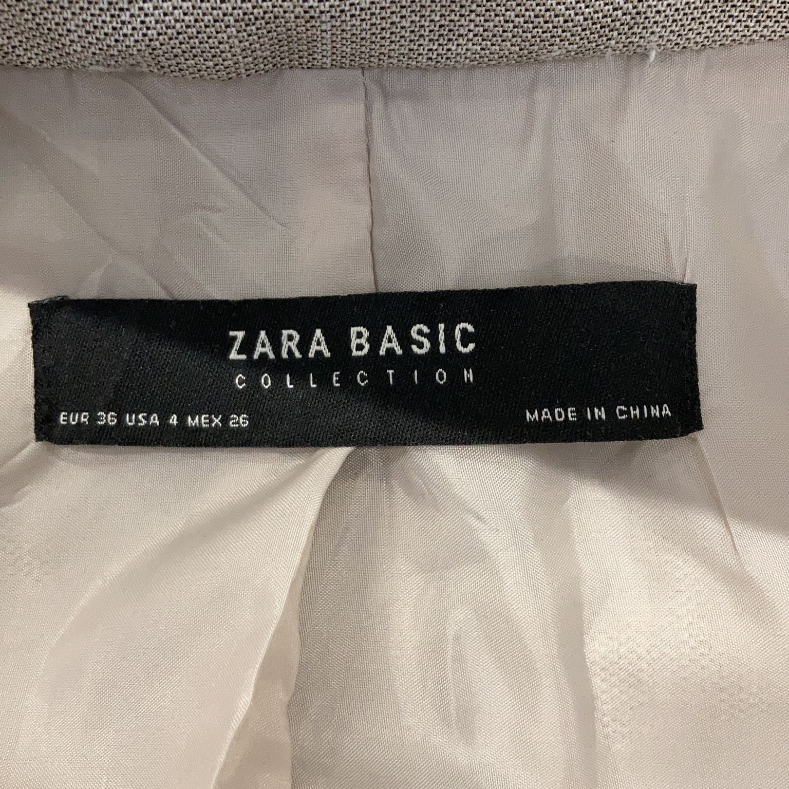 Zara Basic Collection