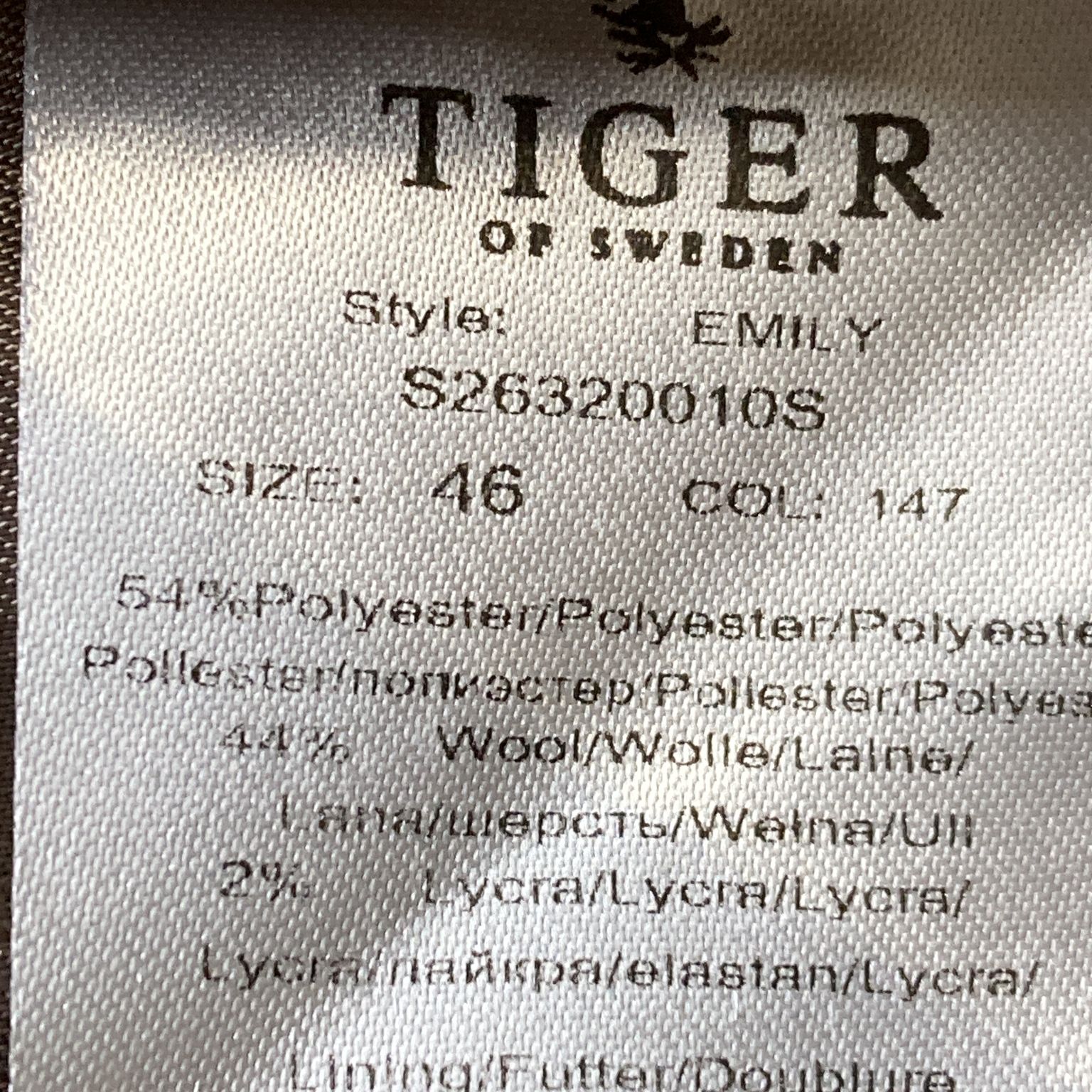 Tiger of Sweden