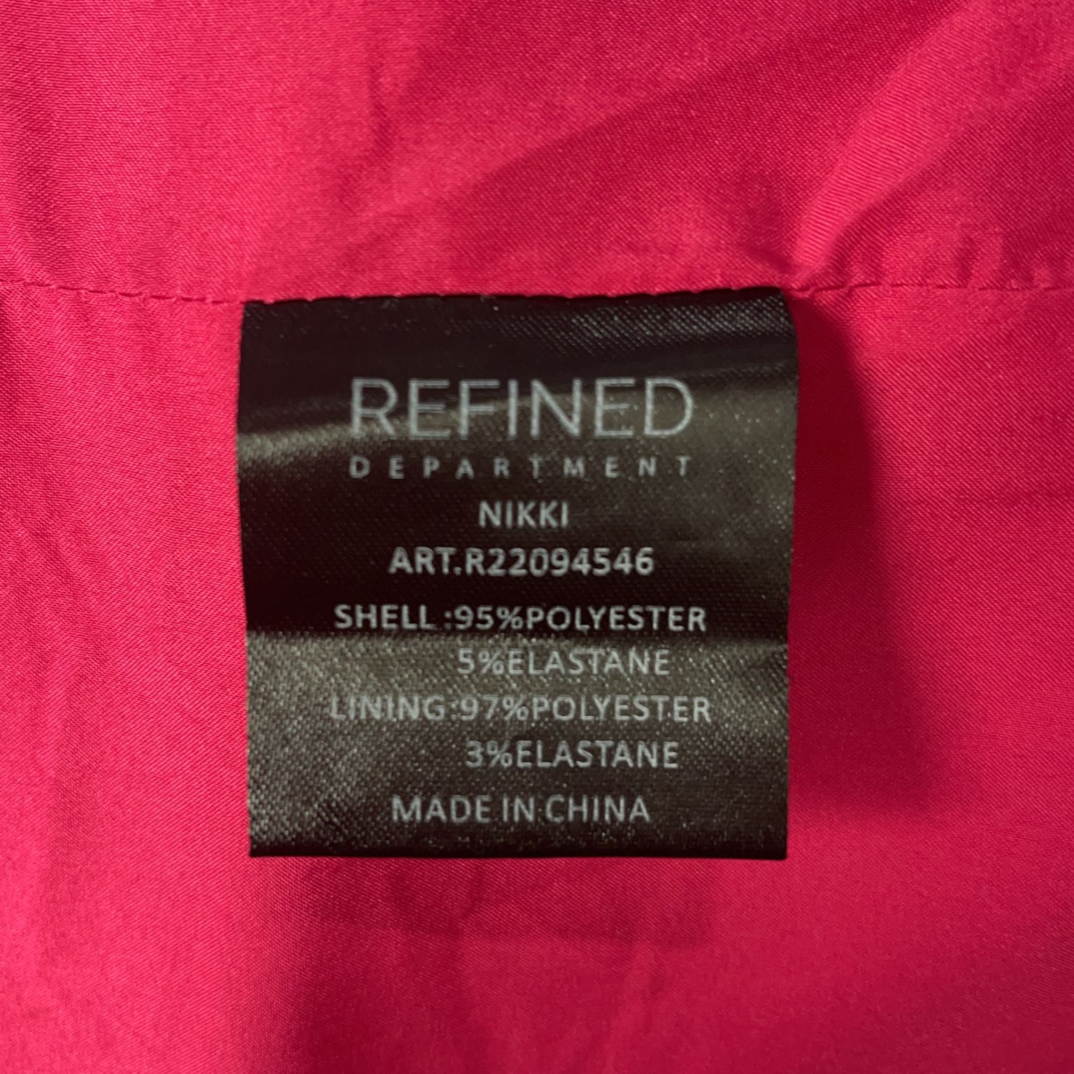 Refined Department